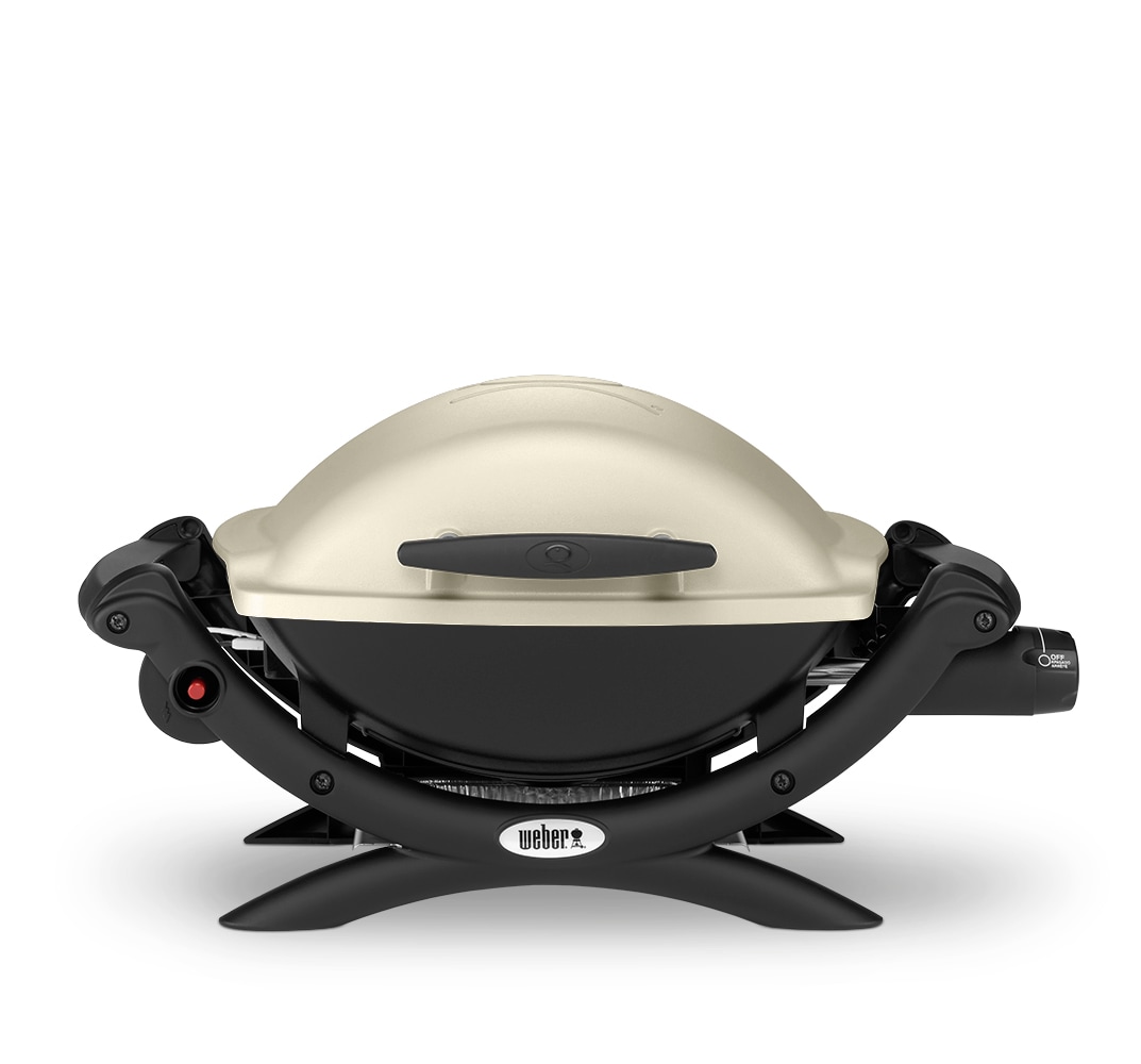 Weber Q 1000 189-Sq. in Titanium Portable Liquid propane Grill