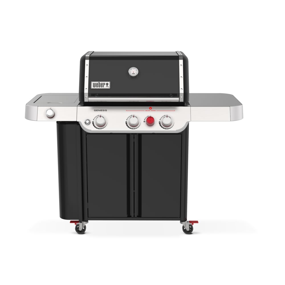 Weber Genesis E-335 Black 3 -Burner Liquid Propane Gas Grill 1 -Side Burner
