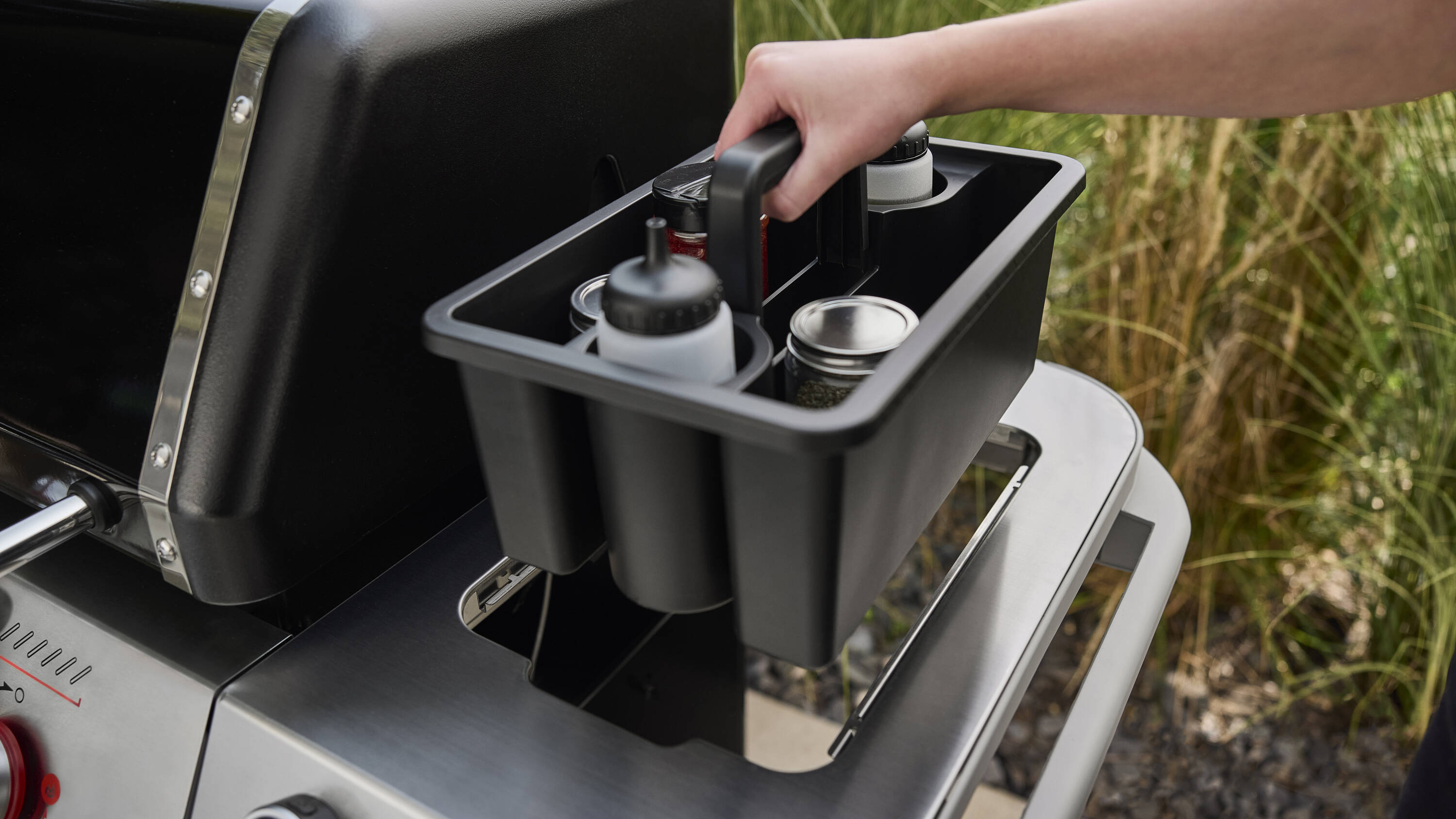 Weber Works 2 -Piece Plastic Grill caddy
