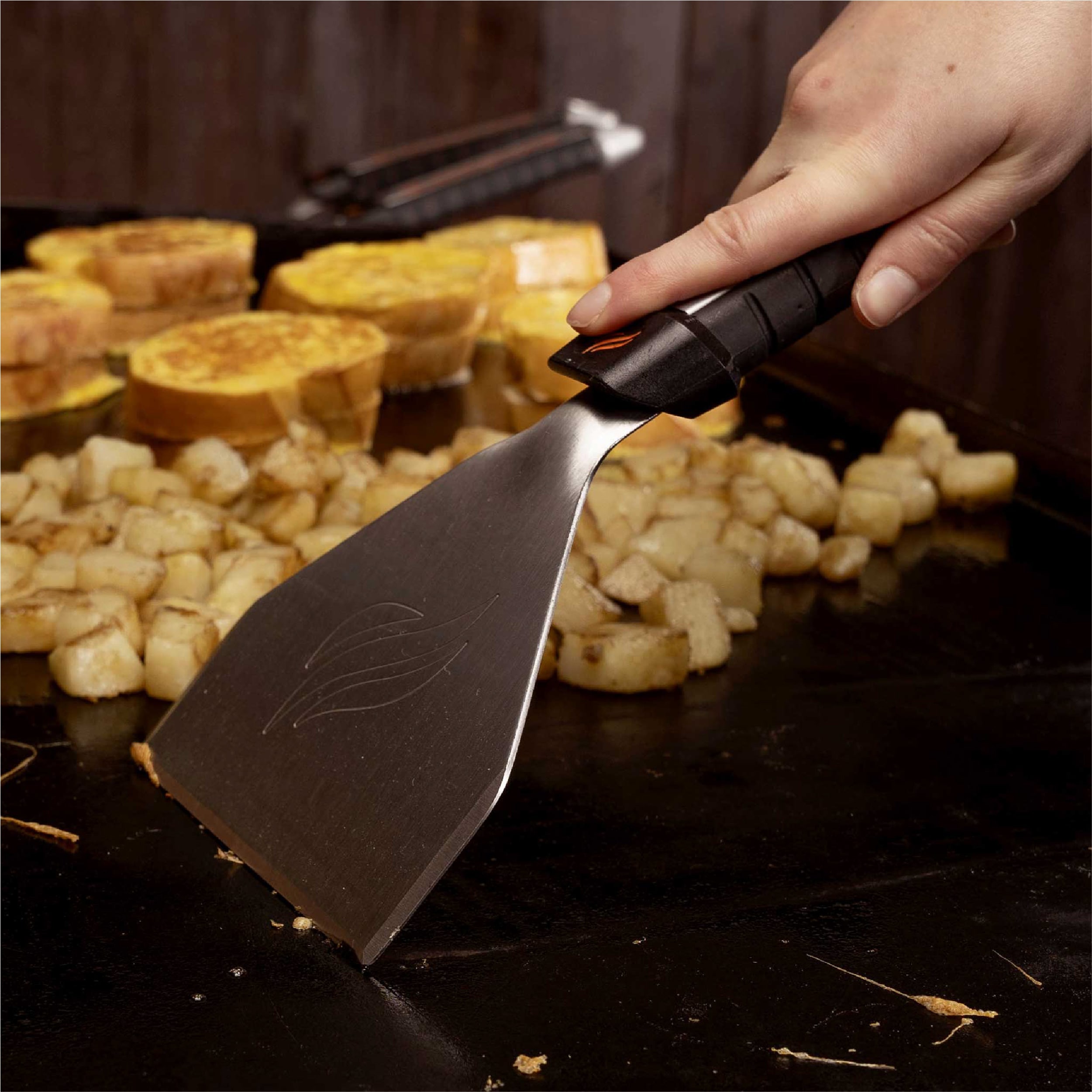 Blackstone Culinary Stainless Steel Angled Scraper Stainless steel Tool set