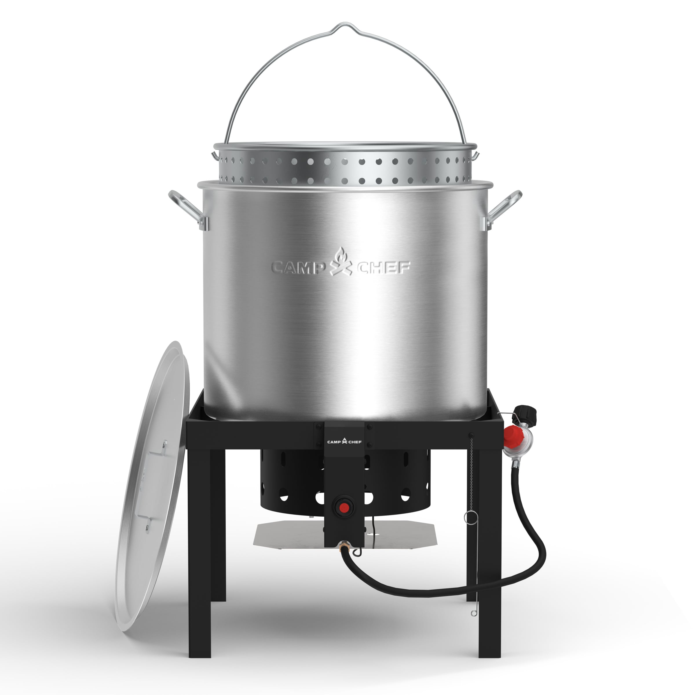 Camp Chef 100-qt Boil Pot with 1 -Burner Propane Electronic Stainless steel Jet cooker