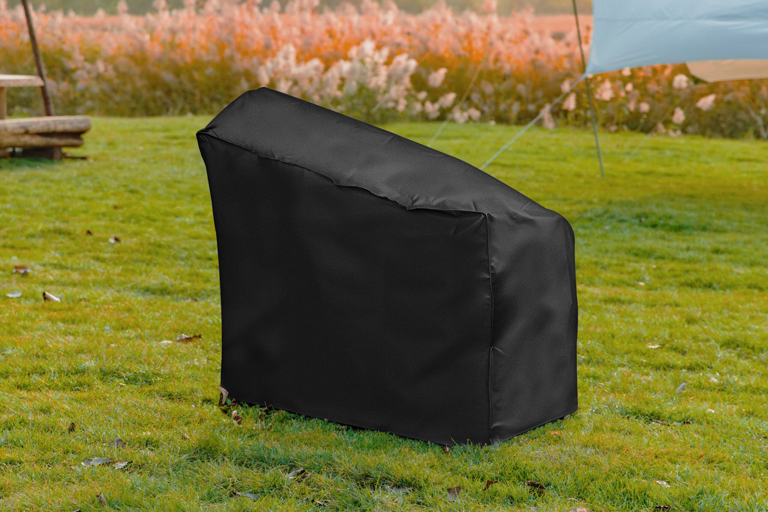 Master Forge Universal Medium Charcoal Smoker 52-in W x 30-in H Black Pellet grill Cover