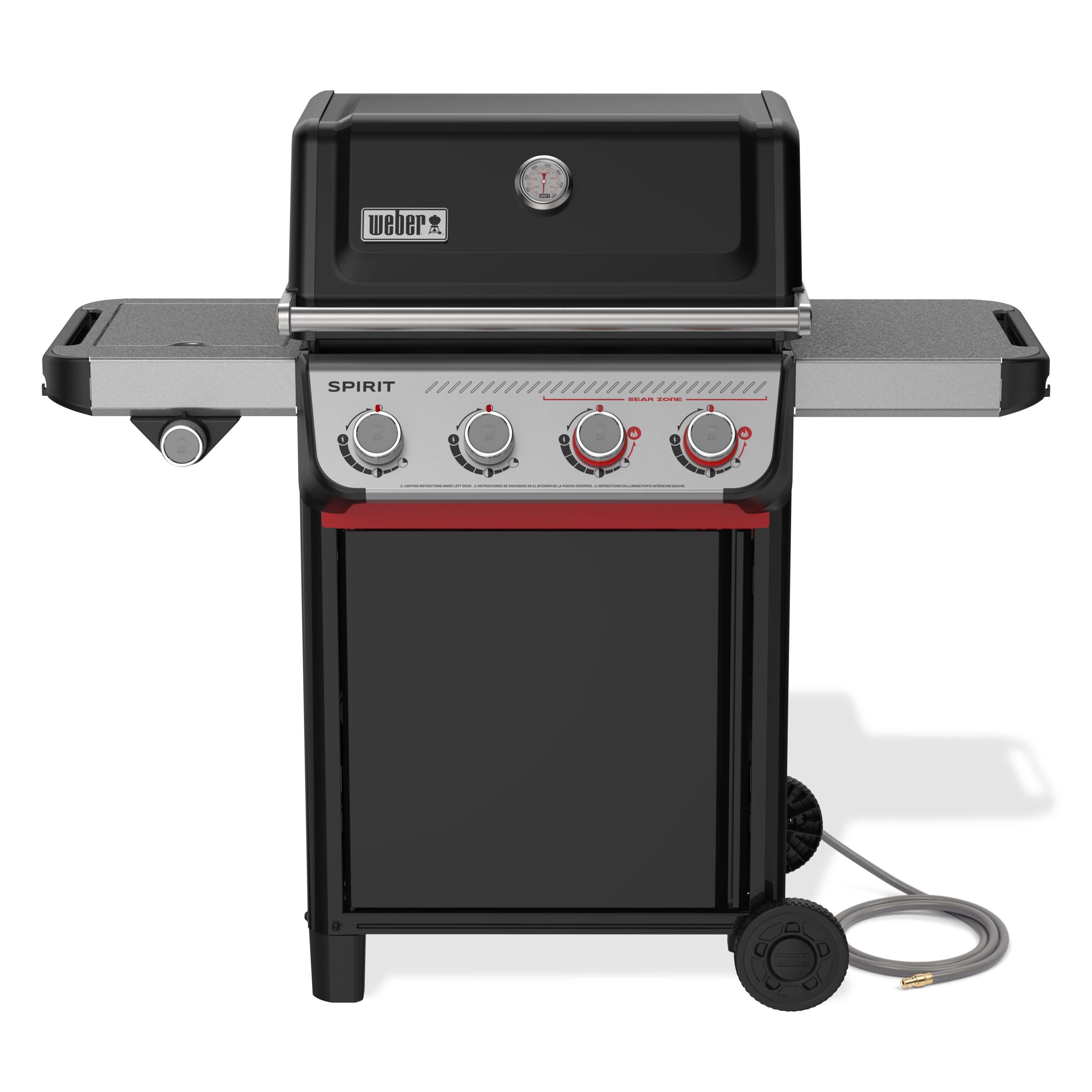 Weber Spirit E-435 Black 4 -Burner Natural Gas Grill 1 -Side Burner