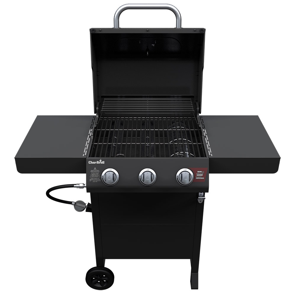 Charbroil Black 3 -Burner Liquid Propane Gas Grill