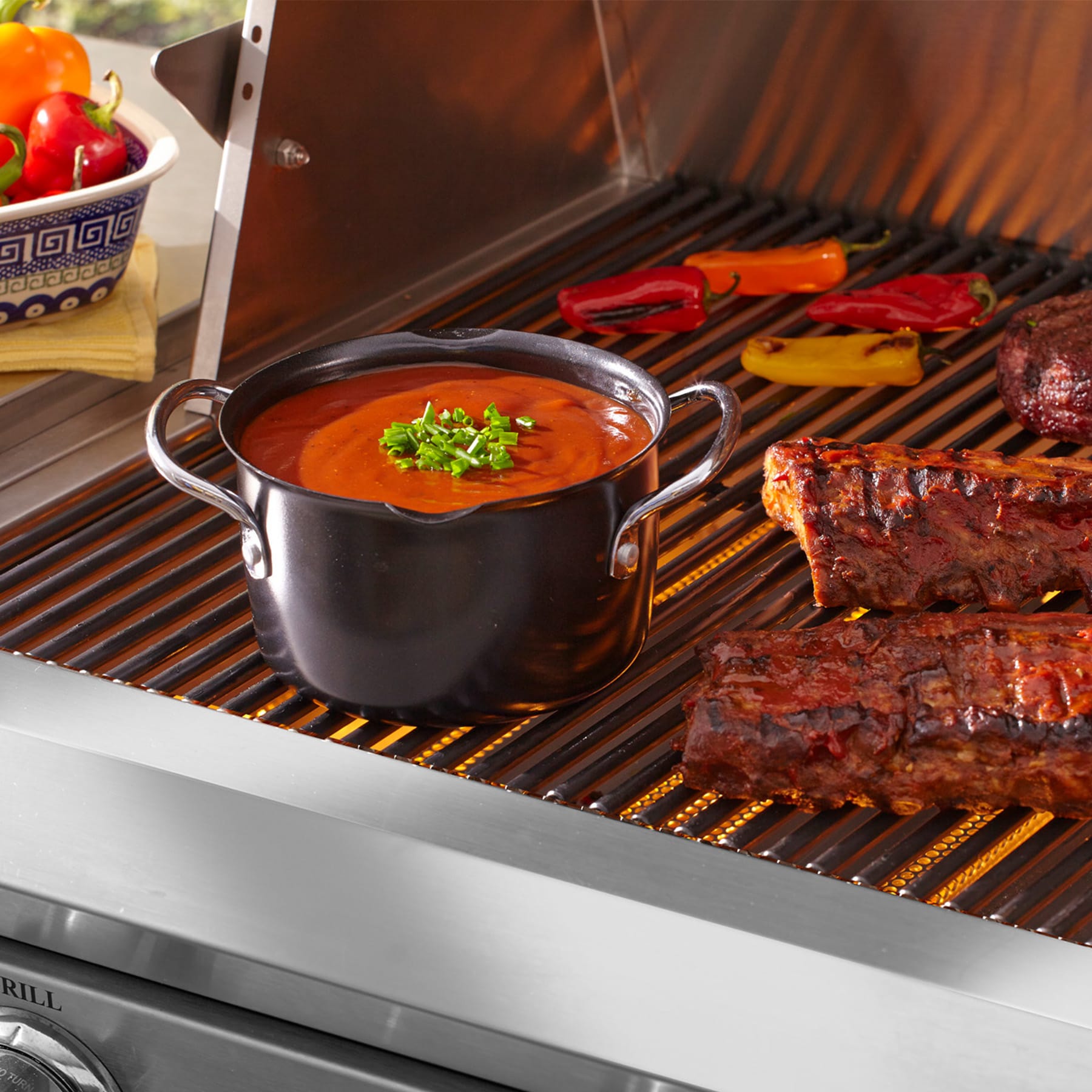Mr. Bar-B-Q Steel Non-Stick Grill pan
