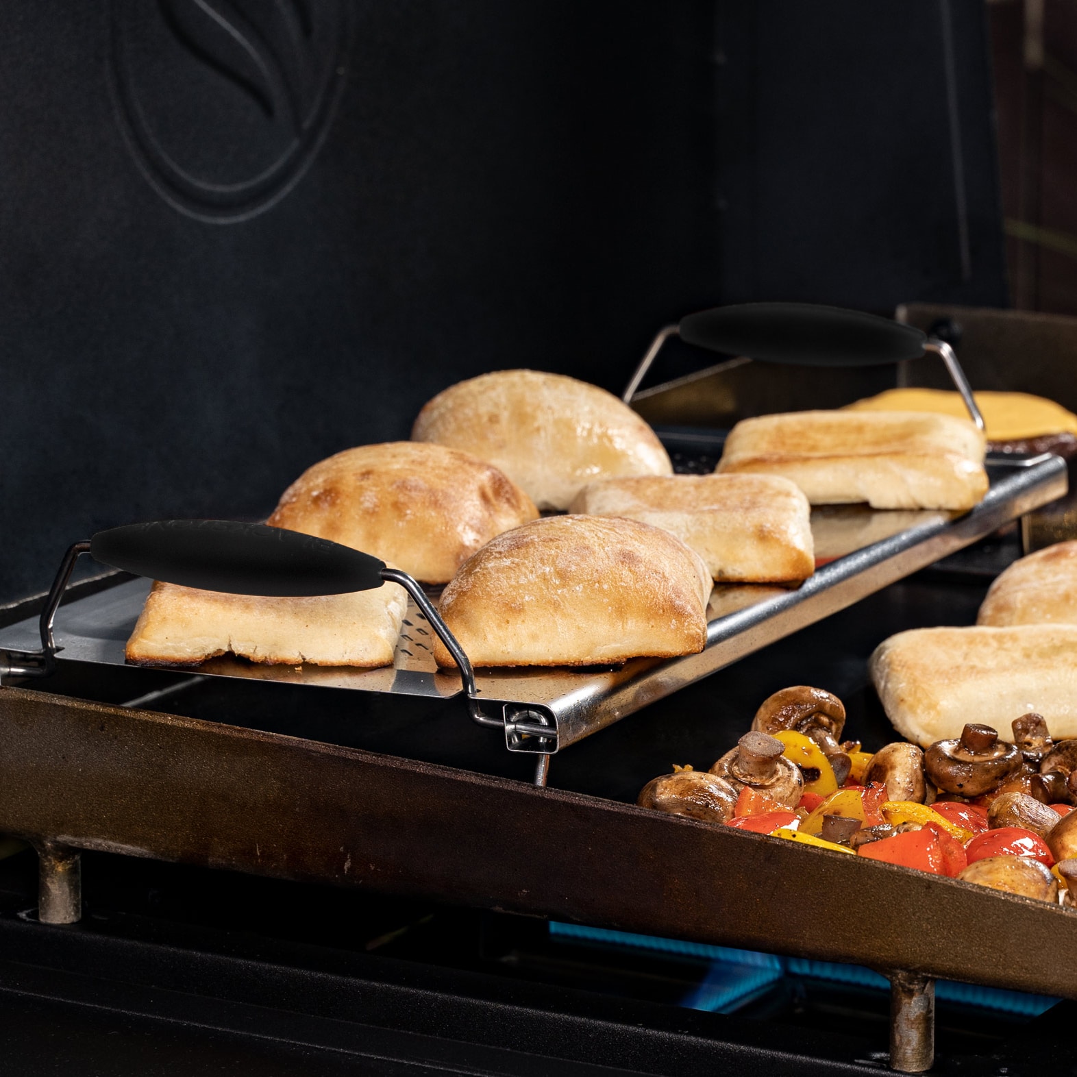 Blackstone Culinary Adjustable 28-in x 8.5-in Rectangle Stainless steel Warming rack