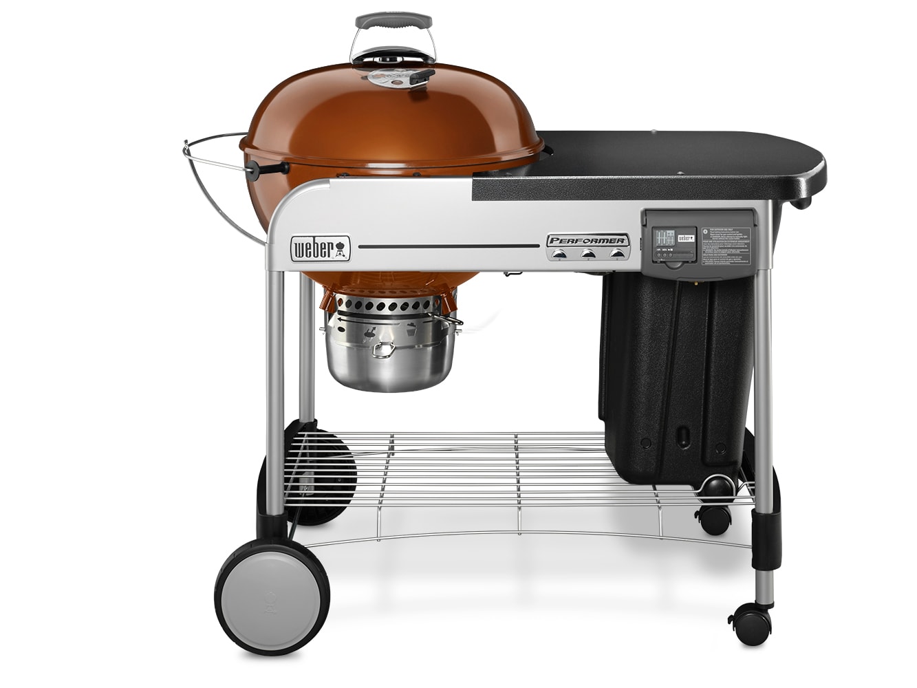 Weber Performer Deluxe 22-in W Copper Kettle Charcoal Grill