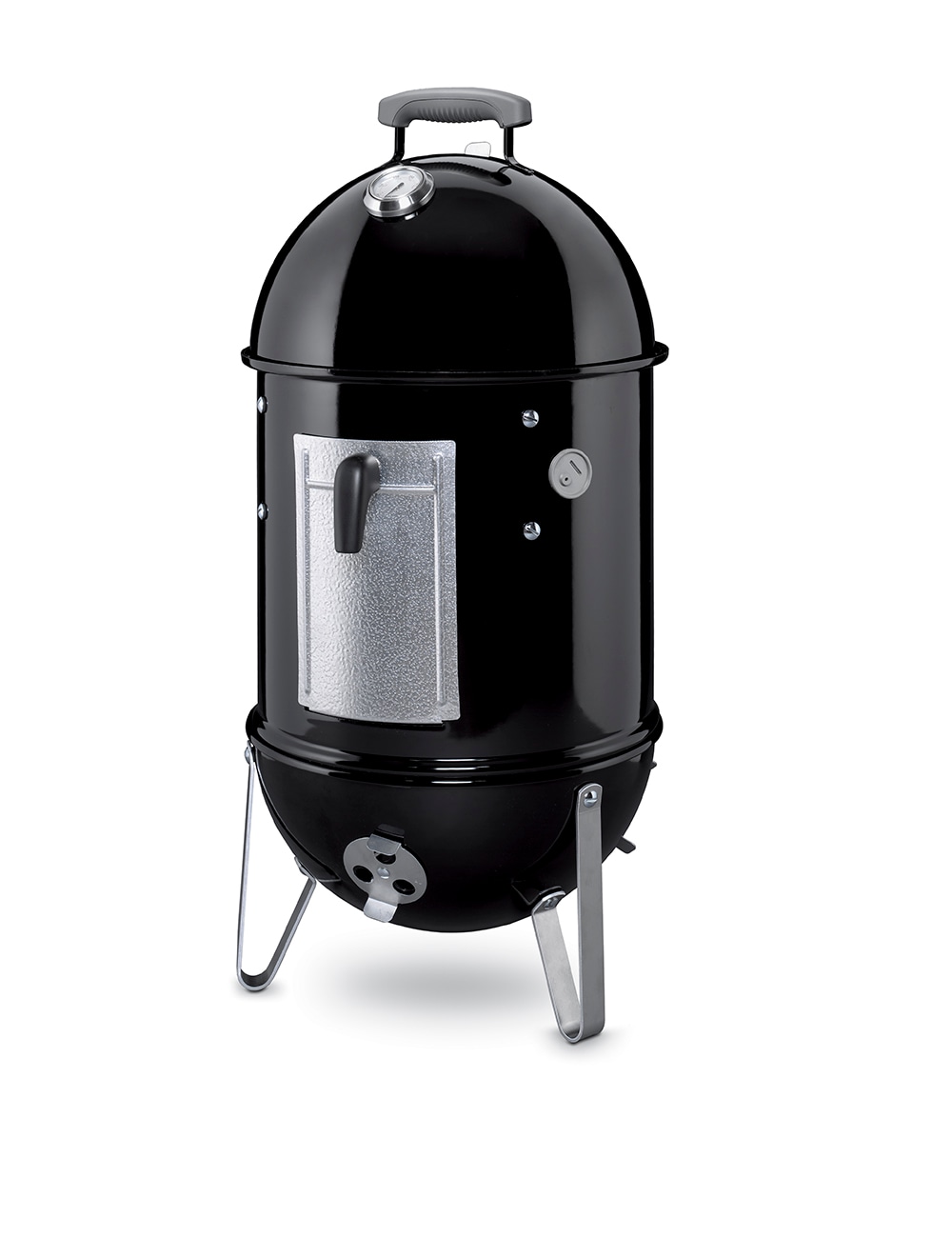 Weber 14-in Smokey Mountain Cooker 286-Sq in Black Porcelain-enamel Vertical Charcoal Smoker