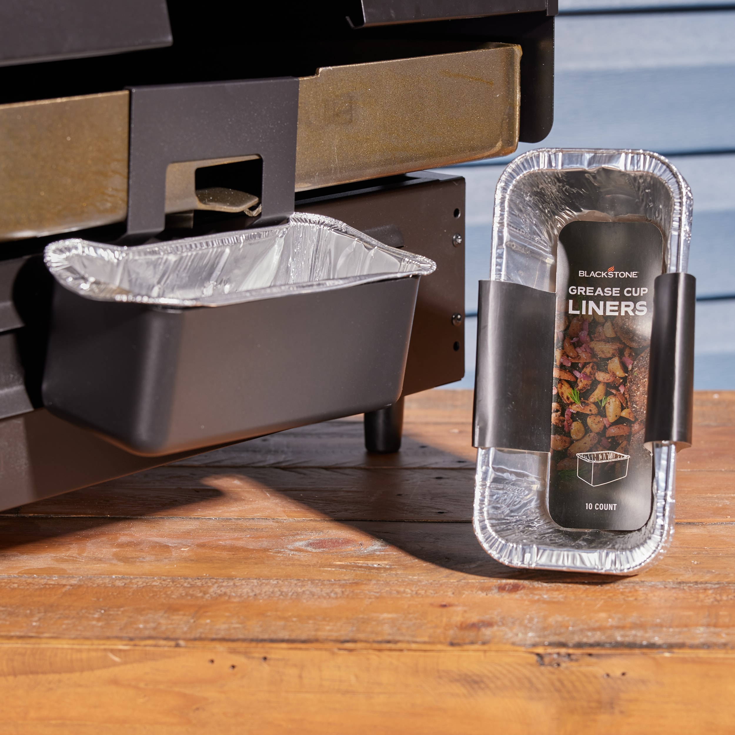 Blackstone Culinary 10 -Pack 8-in x 3.5-in W Disposable Aluminum foil Grill Drip cup