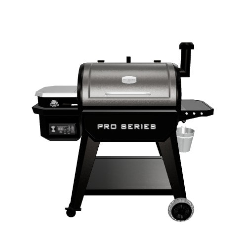 Pit Boss Pro Series 850-Sq. in Hammertone Pellet Grill with Smart Compatibility
