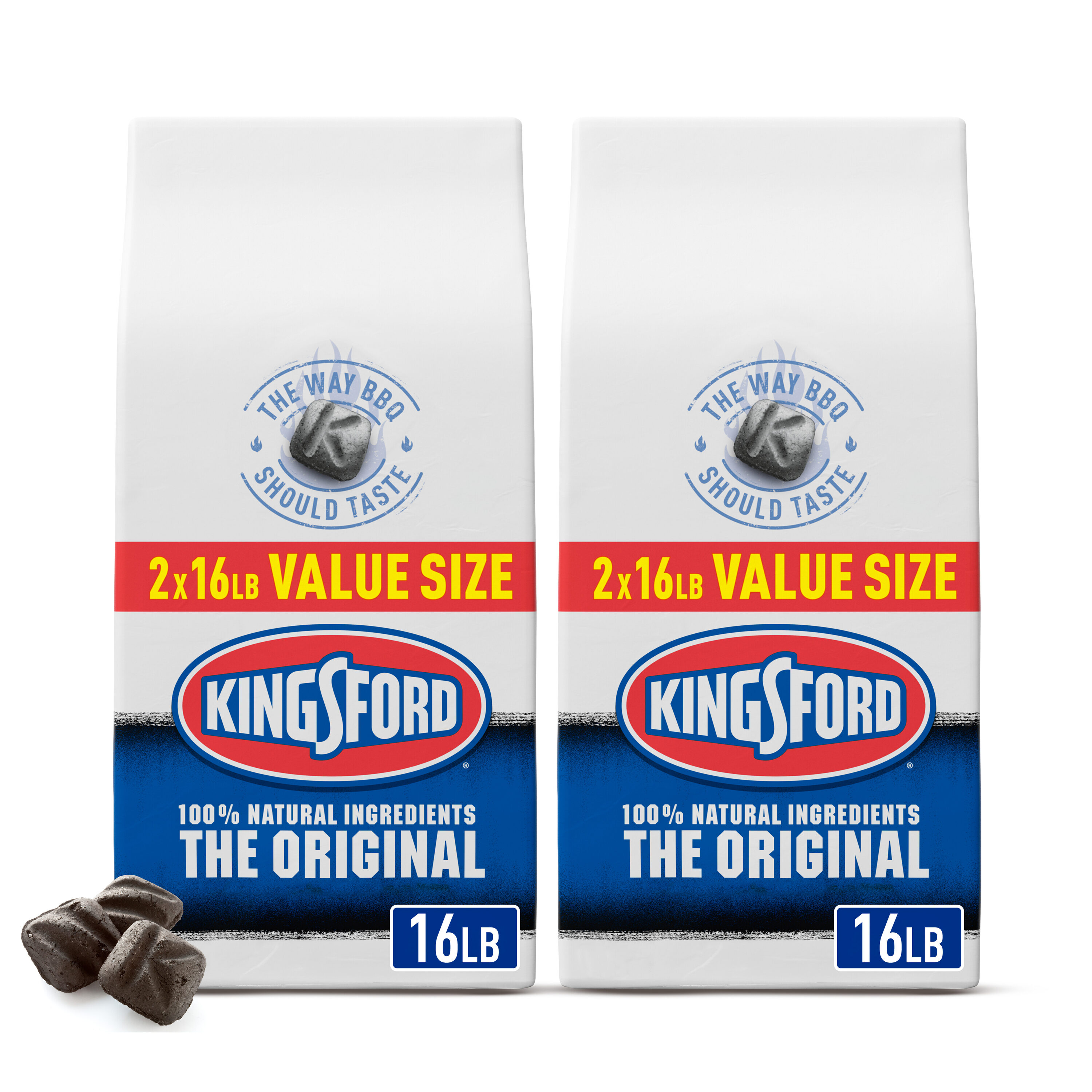 Kingsford 2 -Pack 16 Pound(s) Charcoal briquettes