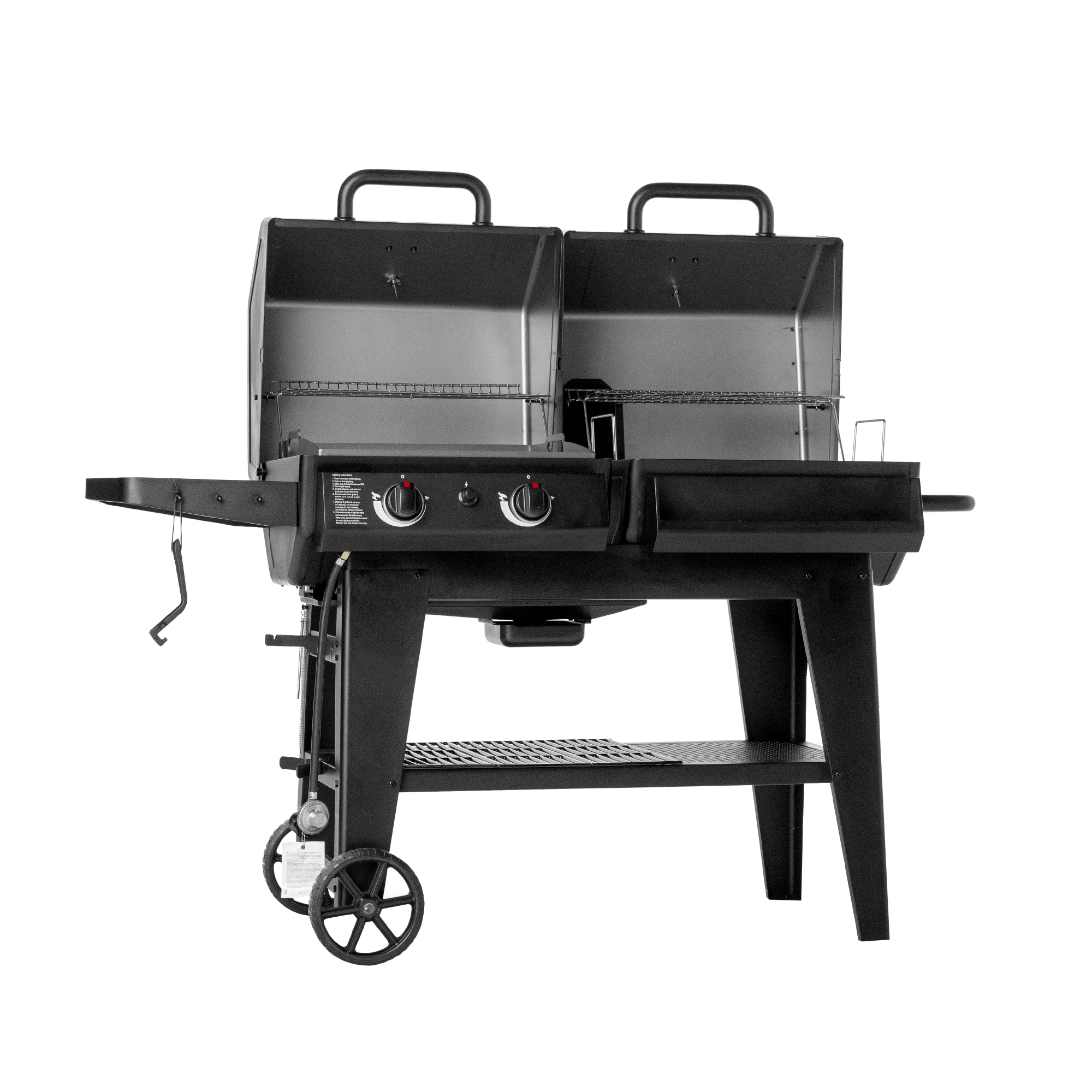 Char-Griller FlexFuel Black Liquid propane and charcoal Combo Grill