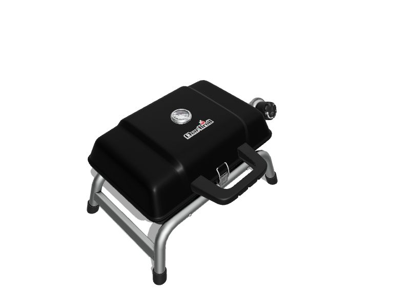 Charbroil 240.0-Sq. in Black Portable Liquid propane Grill