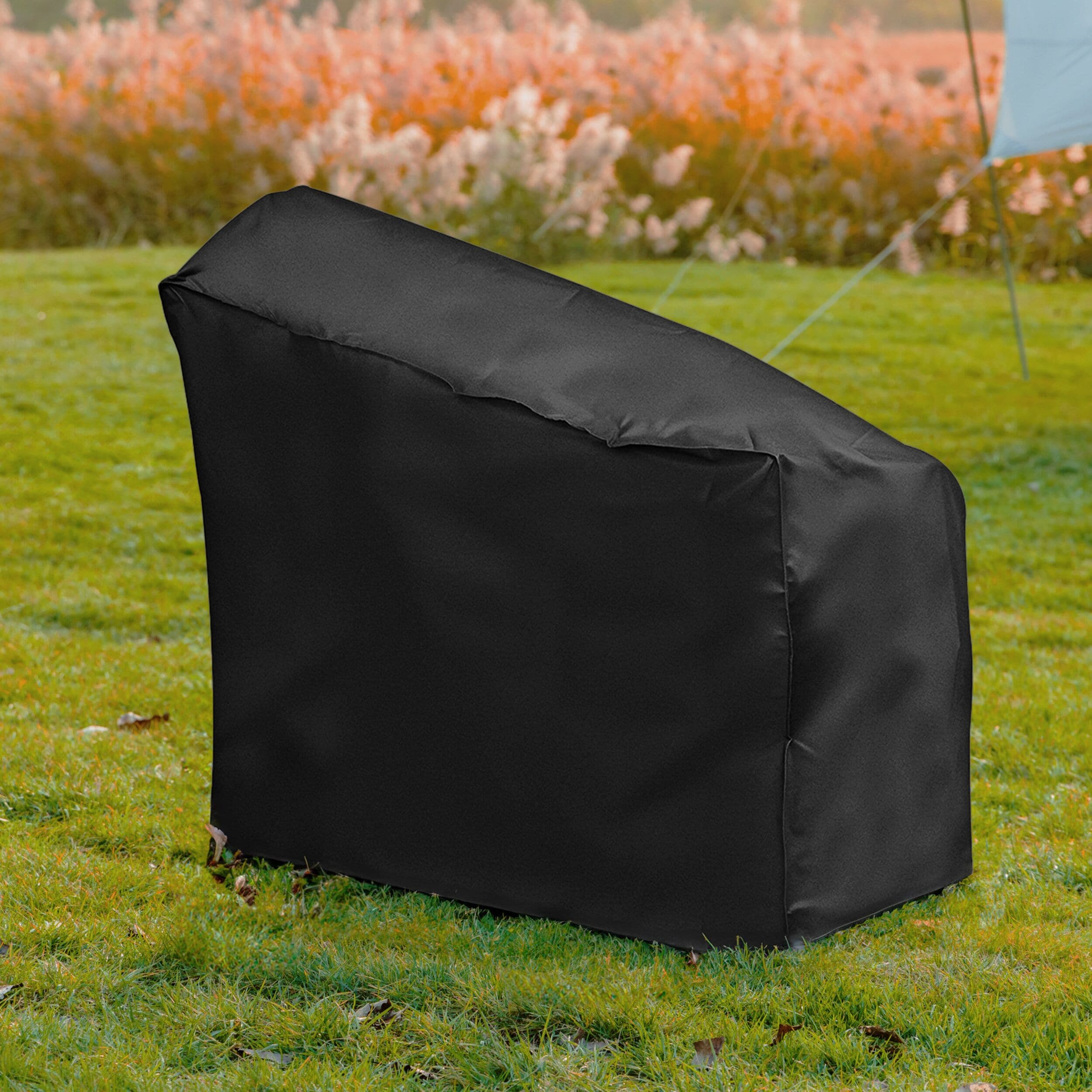 Master Forge Universal Medium Charcoal Smoker 52-in W x 45-in H Black Pellet grill Cover