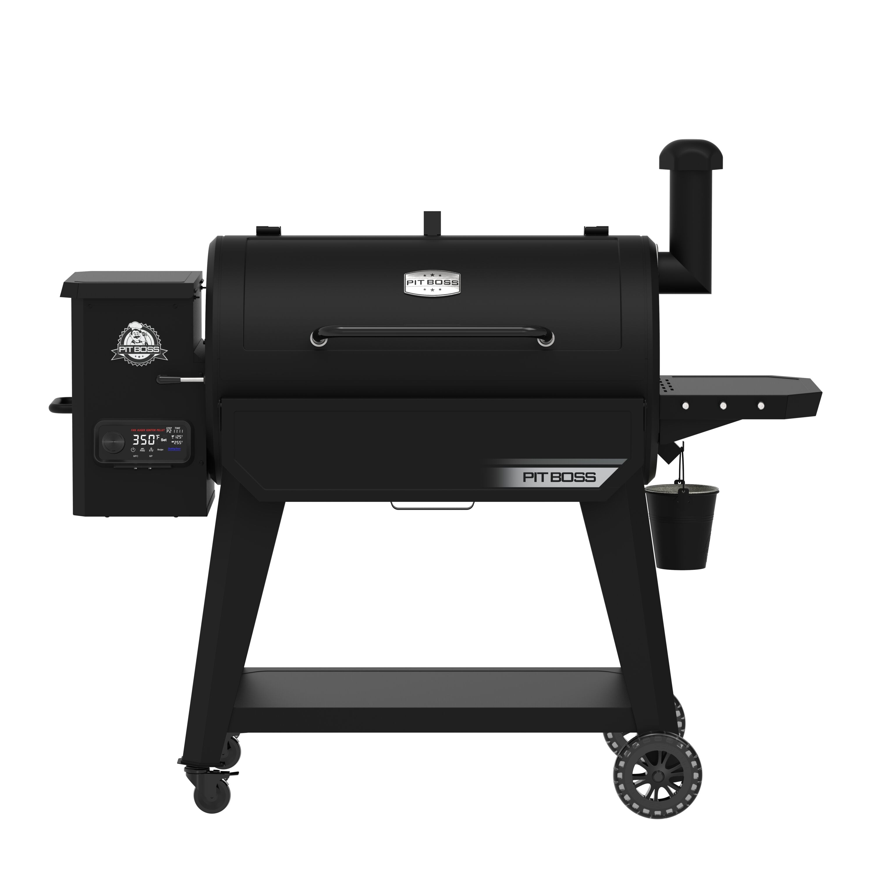 Pit Boss 1150 DX Series 1130-Sq. in Black Pellet Grill with Smart Compatibility