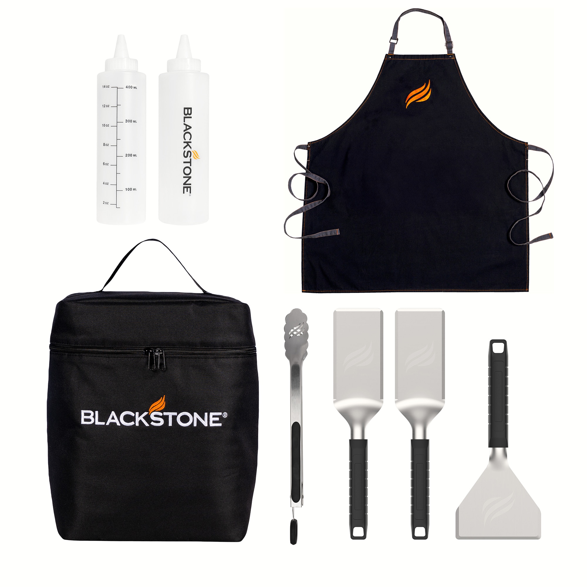 Blackstone Deluxe Toolkit and Carry Bag Combo 8 -Piece Stainless steel Tool set