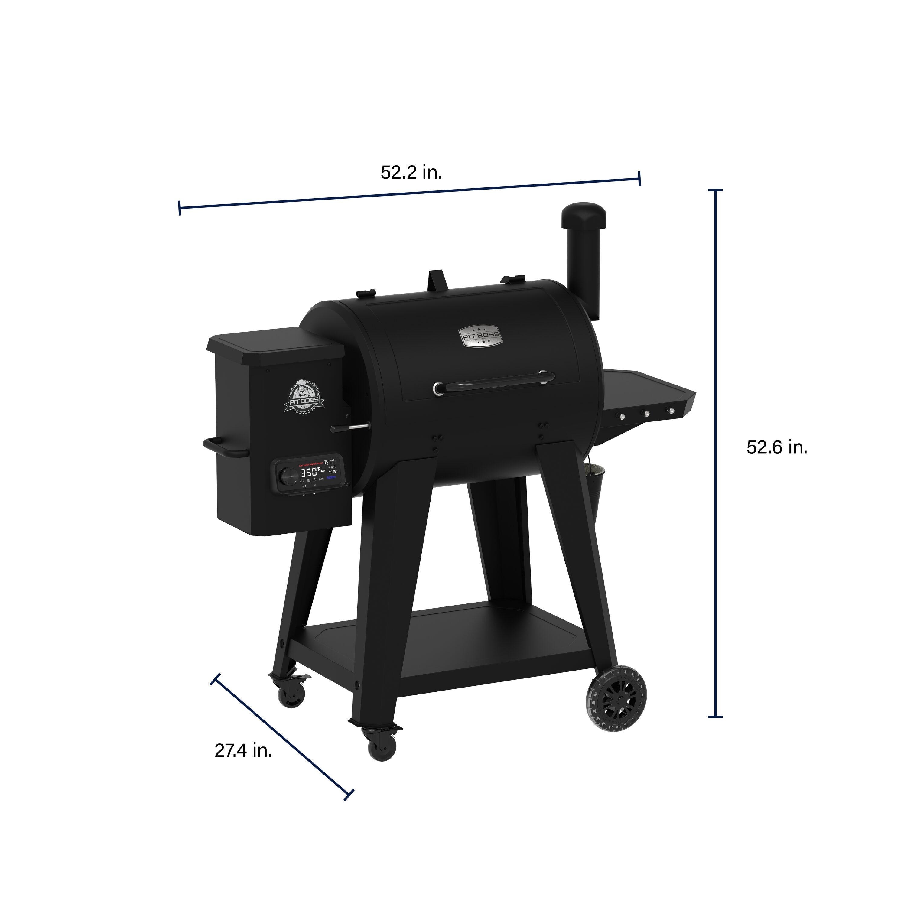 Pit Boss 700 DX Series 740-Sq. in Black Pellet Grill