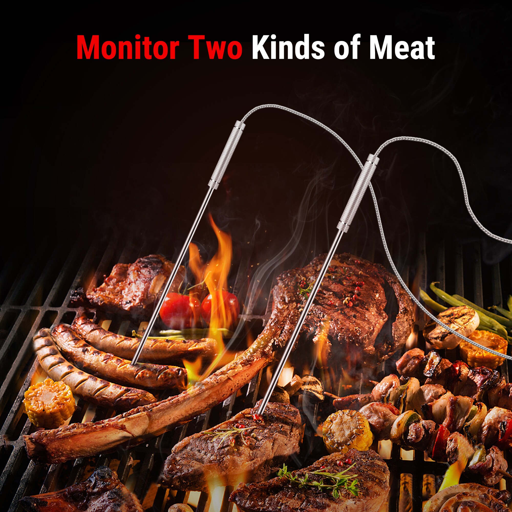 ThermoPro TP828W Long 1000-Ft. Range Digital Leave-in Meat Thermometer