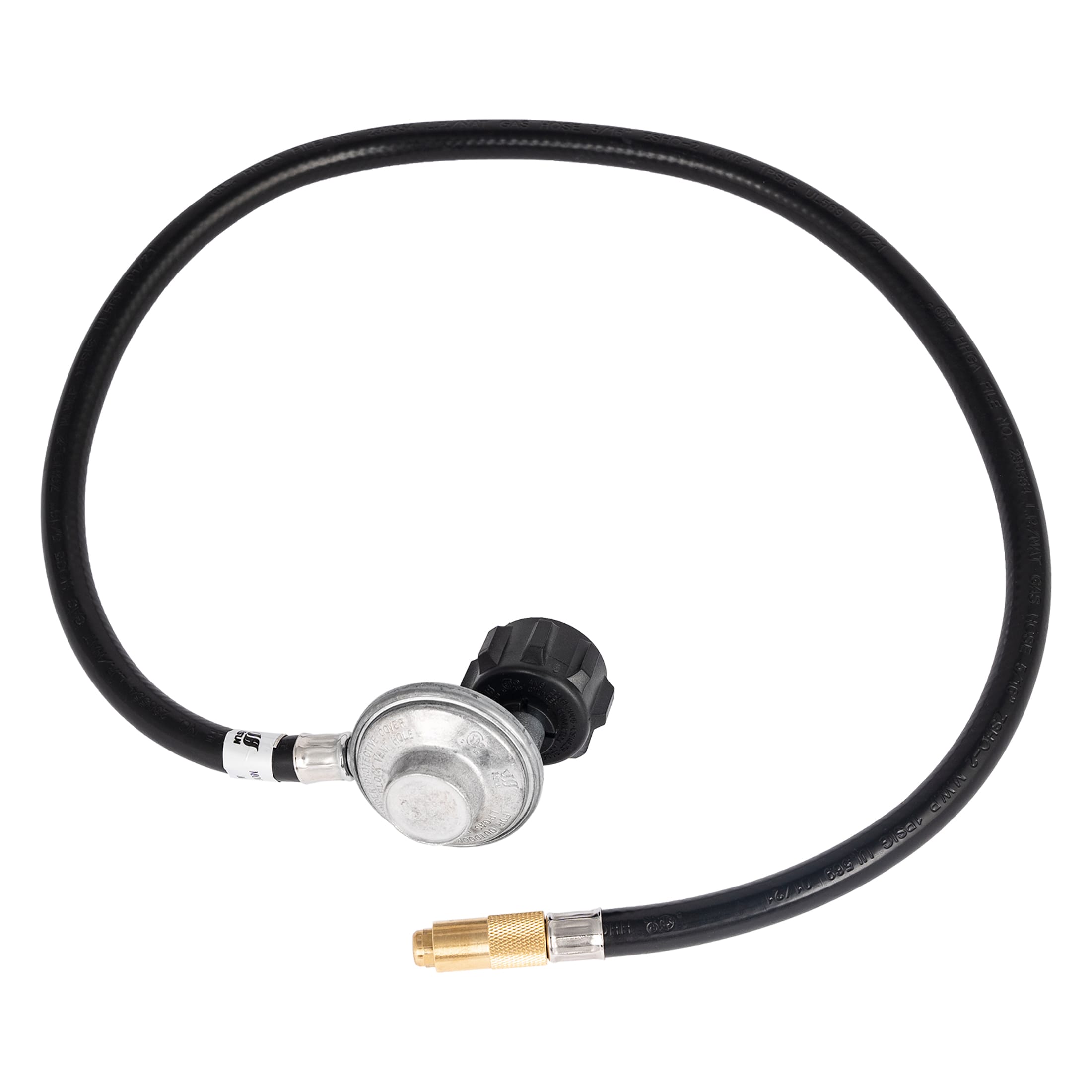 Blackstone Rubber 1-lb to 20-lb LP hose and adapter