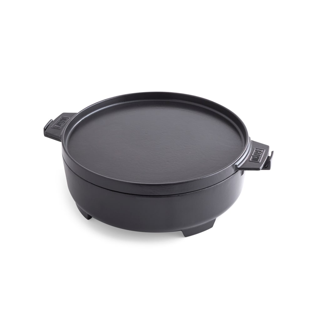 Weber Porcelain-Enameled Cast-Iron Grill pan set