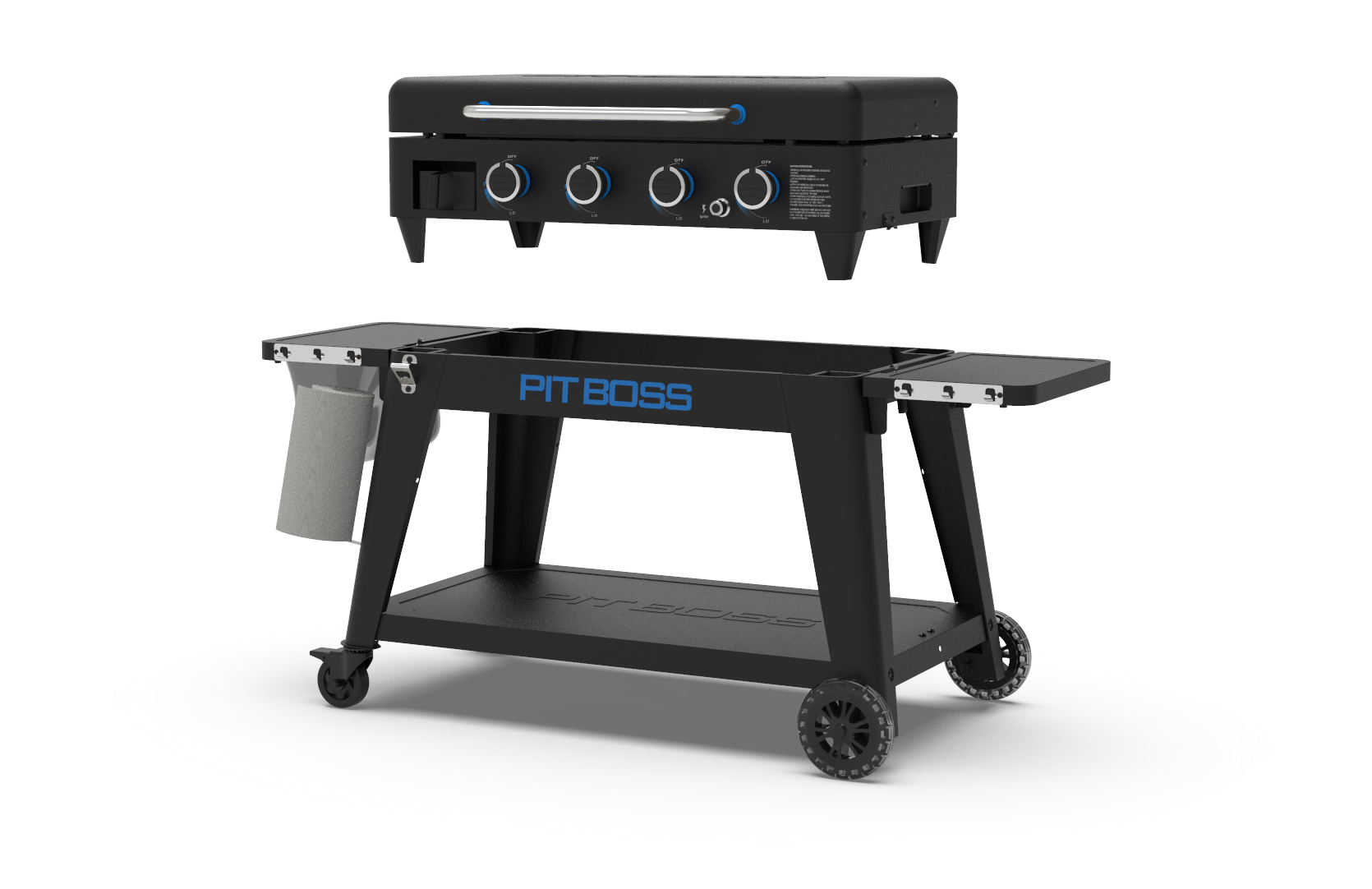 Pit Boss Ultimate 647 Square Inch 4 -Burner Liquid propane Flat Top Grill