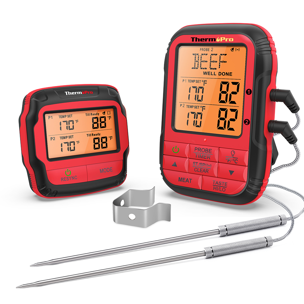 ThermoPro TP828W Long 1000-Ft. Range Digital Leave-in Meat Thermometer