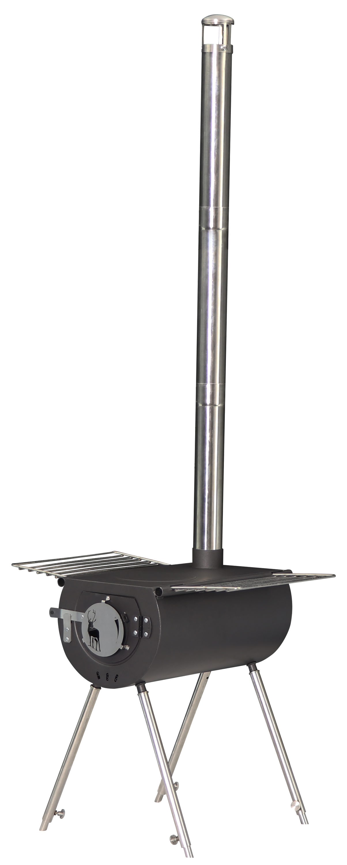 US Stove Company Caribou 1 -Burner Wood (wood) Manual Steel Outdoor stove