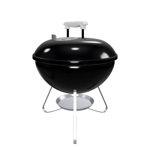 Weber Smokey Joe Silver 147-Sq. in Black Portable Charcoal Grill