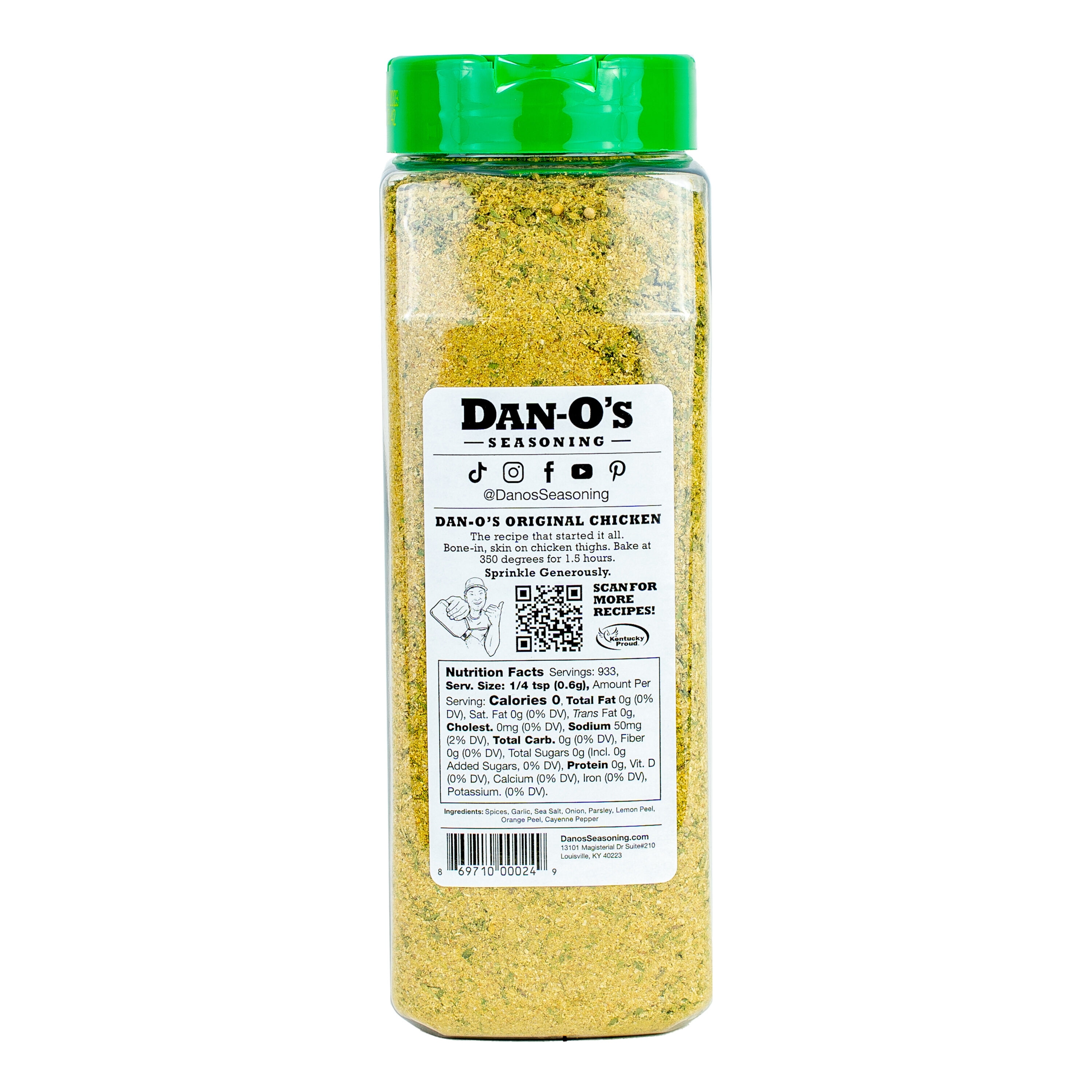 Dan-O's Seasoning 20-oz Original Seasoning blend