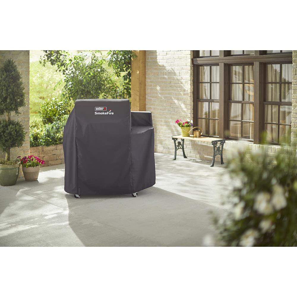 Weber SmokeFire EX4 24inches 58.3-in W x 43.3-in H Black Charcoal grill Cover