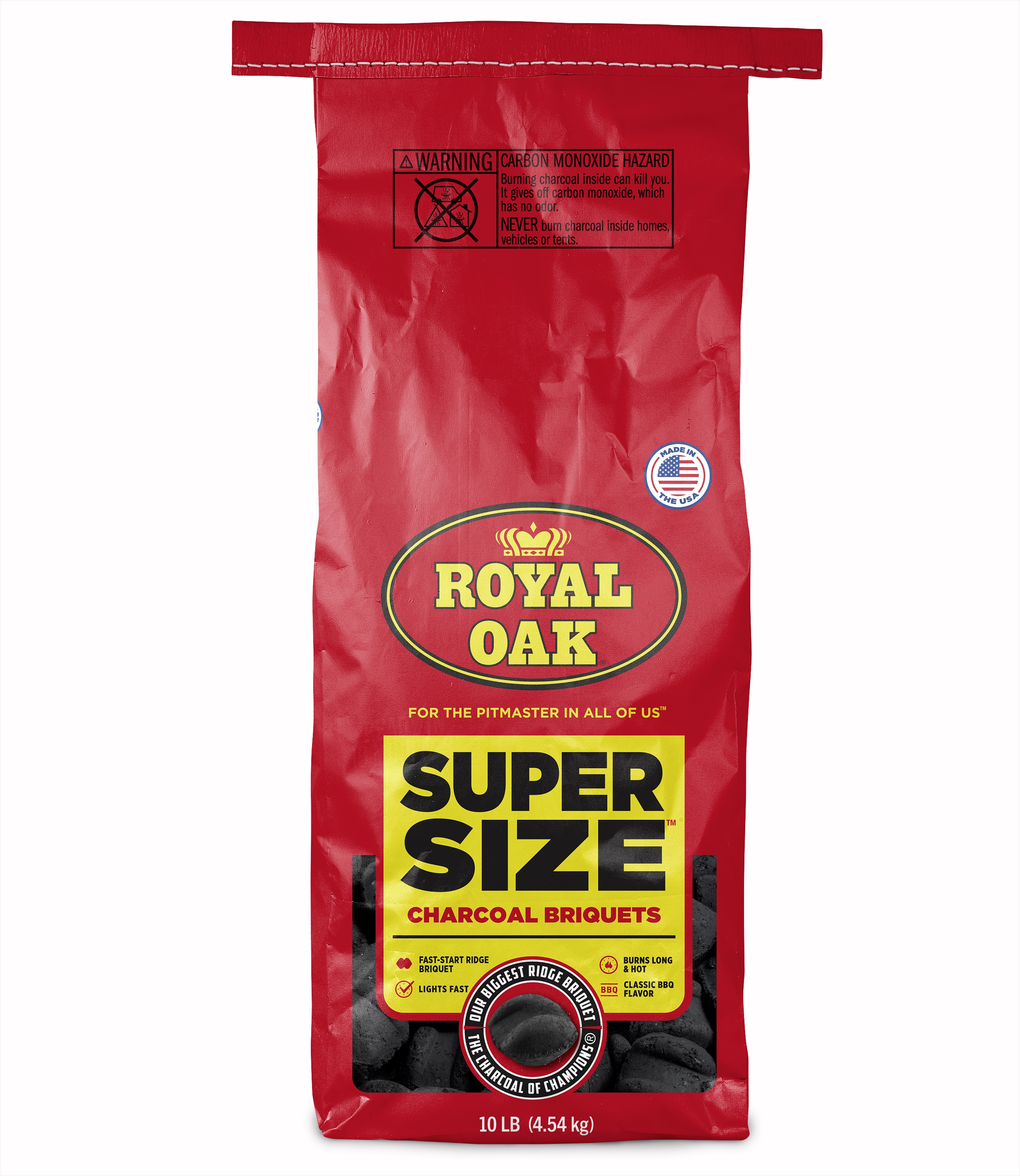 Royal Oak Super Size 10 Pound(s) Classic BBQ Charcoal briquettes