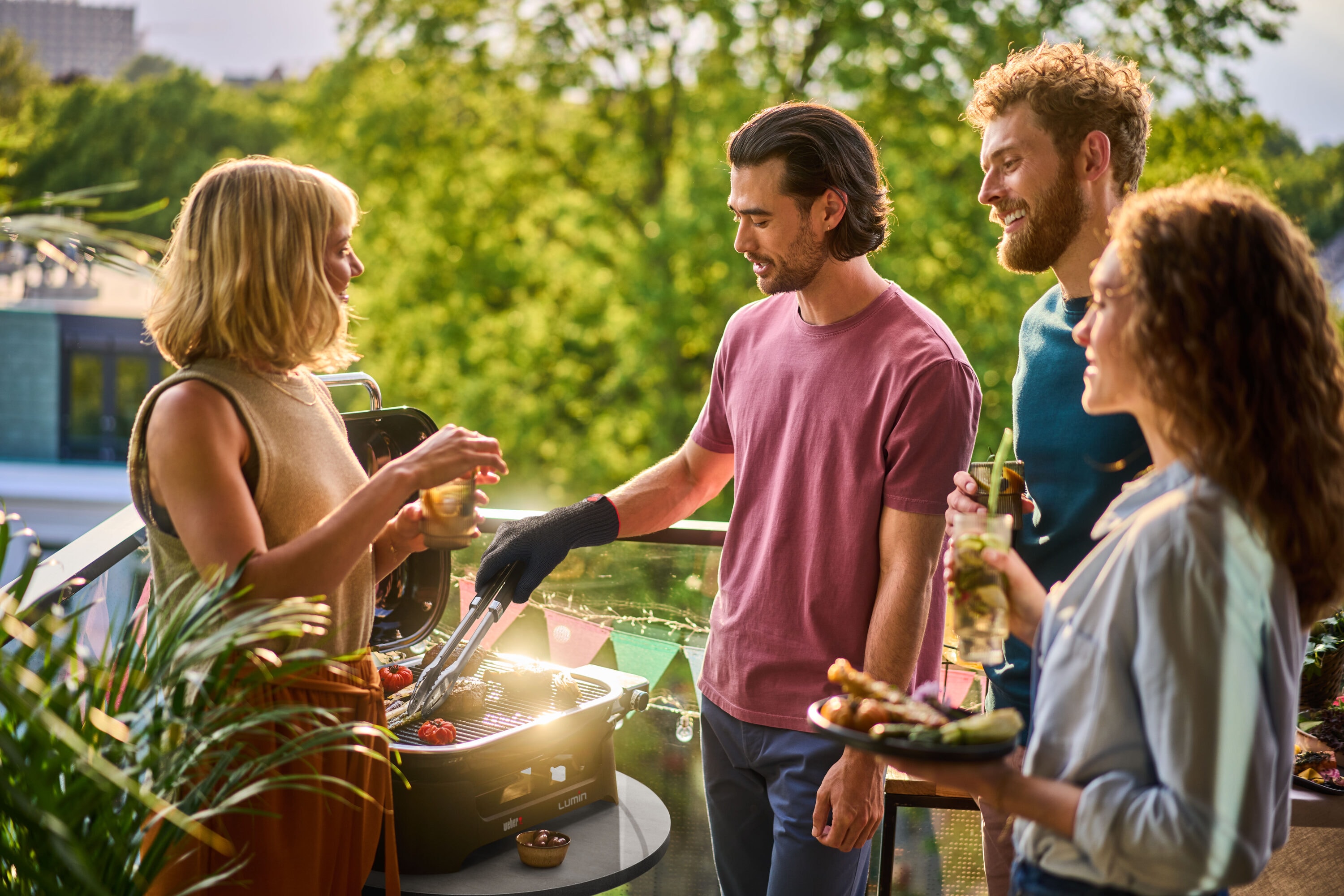 Weber Lumin Compact 1560 -Watt Black Electric Grill