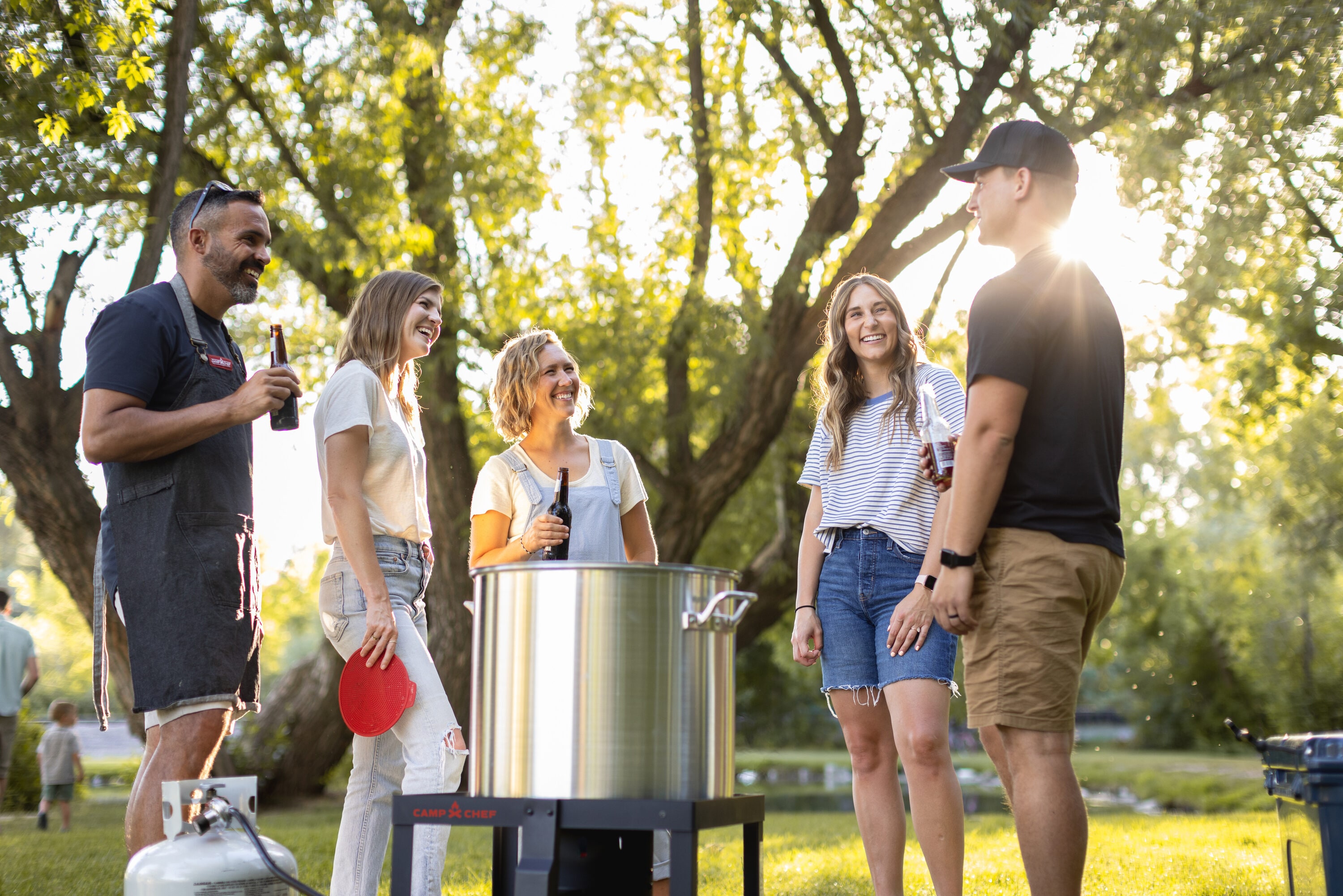 Camp Chef 60-qt Boil Pot with 1 -Burner Propane Electronic Stainless steel Jet cooker