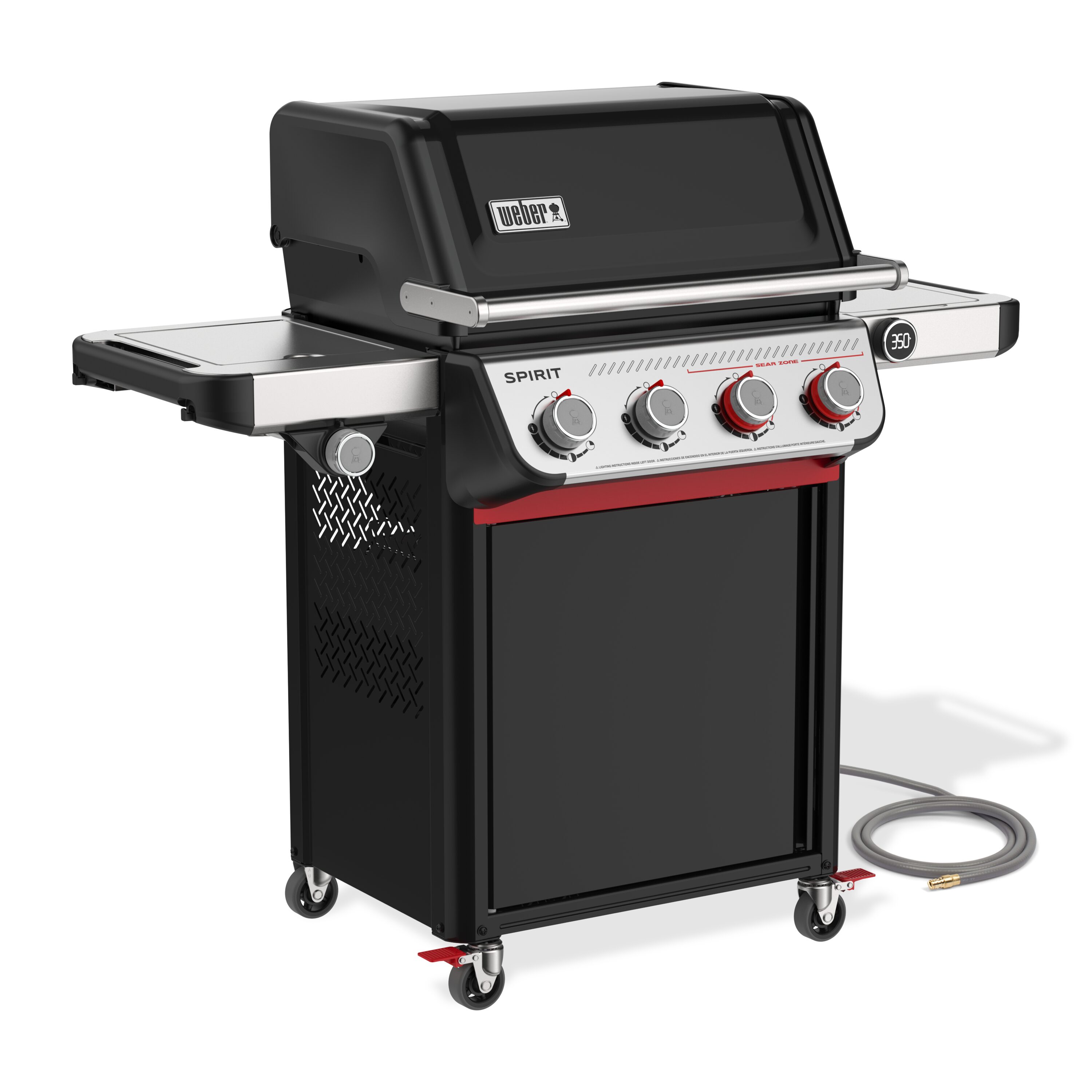 Weber Spirit EP-435 Black 4 -Burner Natural Gas Grill 1 -Side Burner