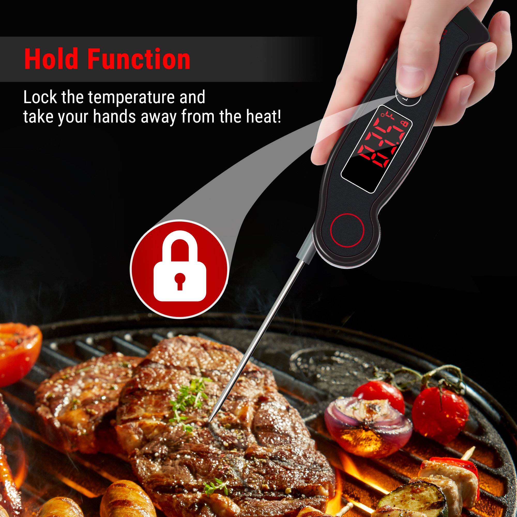ThermoPro TP19W Waterproof Digital Probe Meat Thermometer
