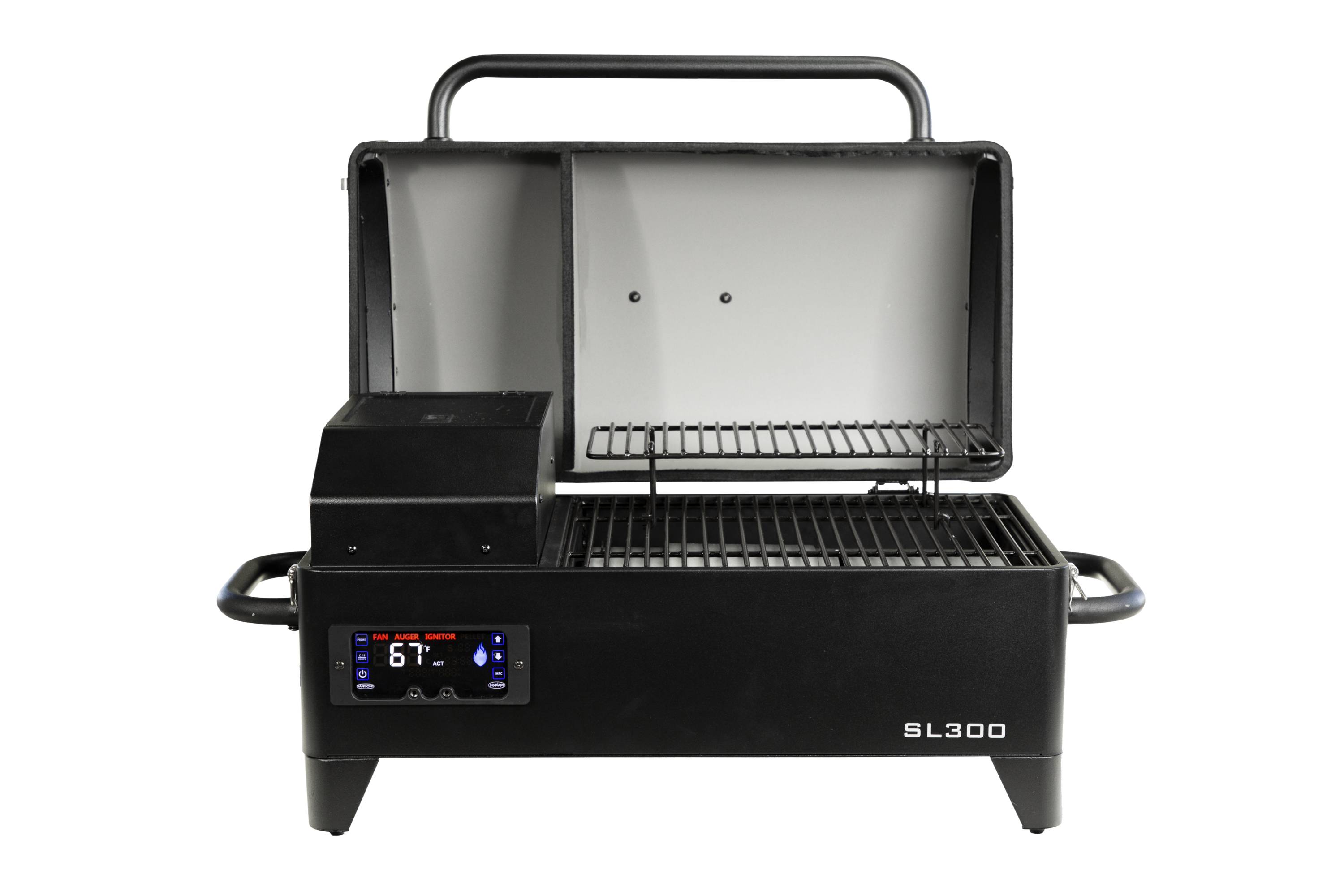 Louisiana Grills Wood Pellet S L Portable 333-Sq. in Black and Silver Pellet Grill