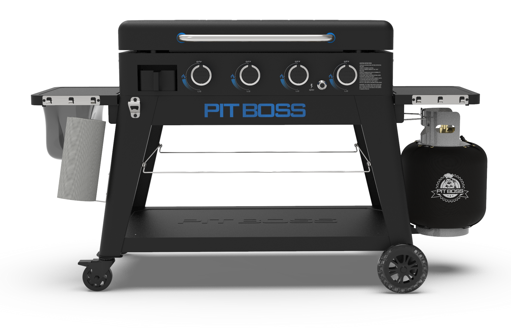 Pit Boss Ultimate 647 Square Inch 4 -Burner Liquid propane Flat Top Grill