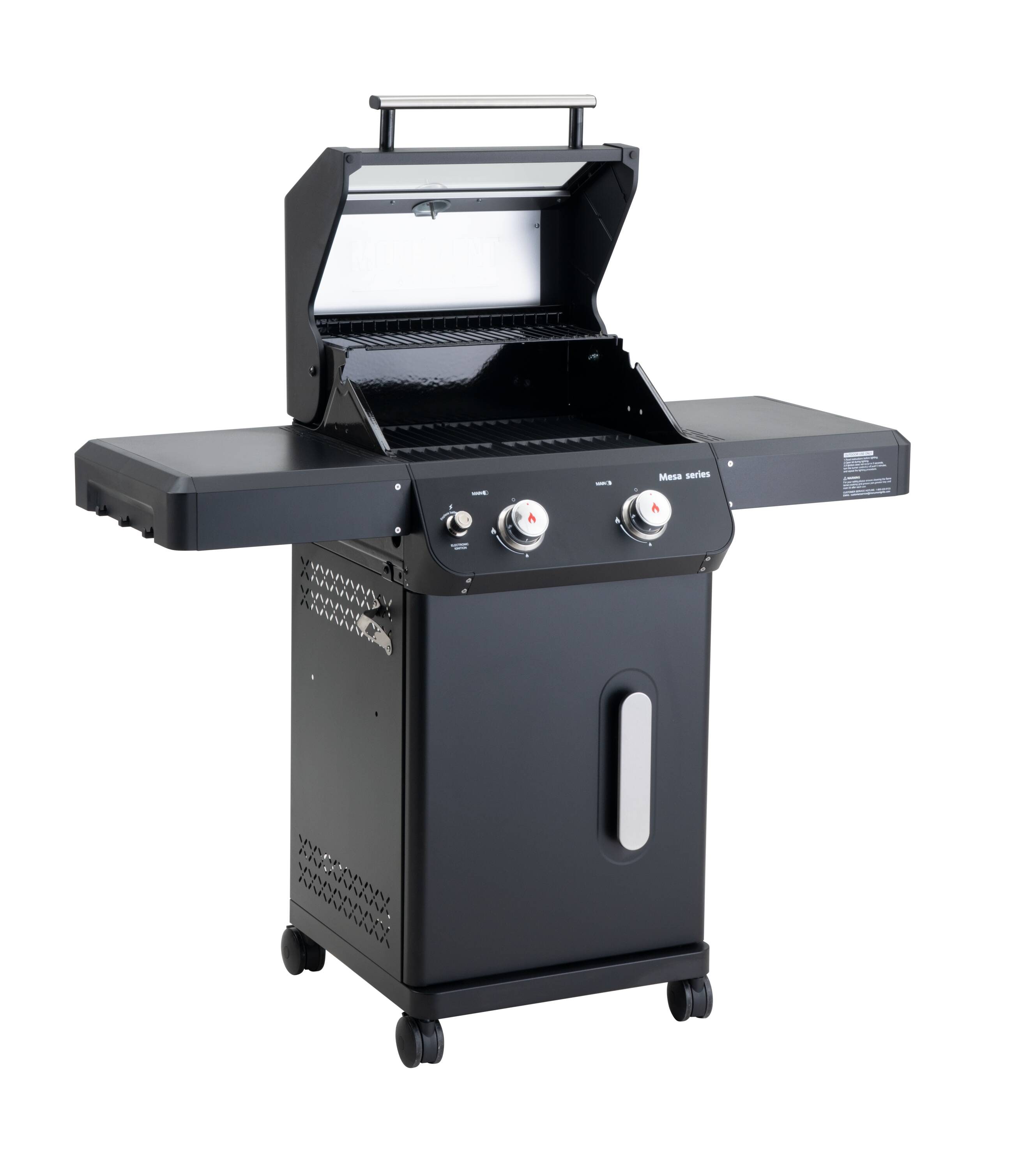 Monument Mesa 220 Matte Black 2 -Burner Liquid Propane Gas Grill