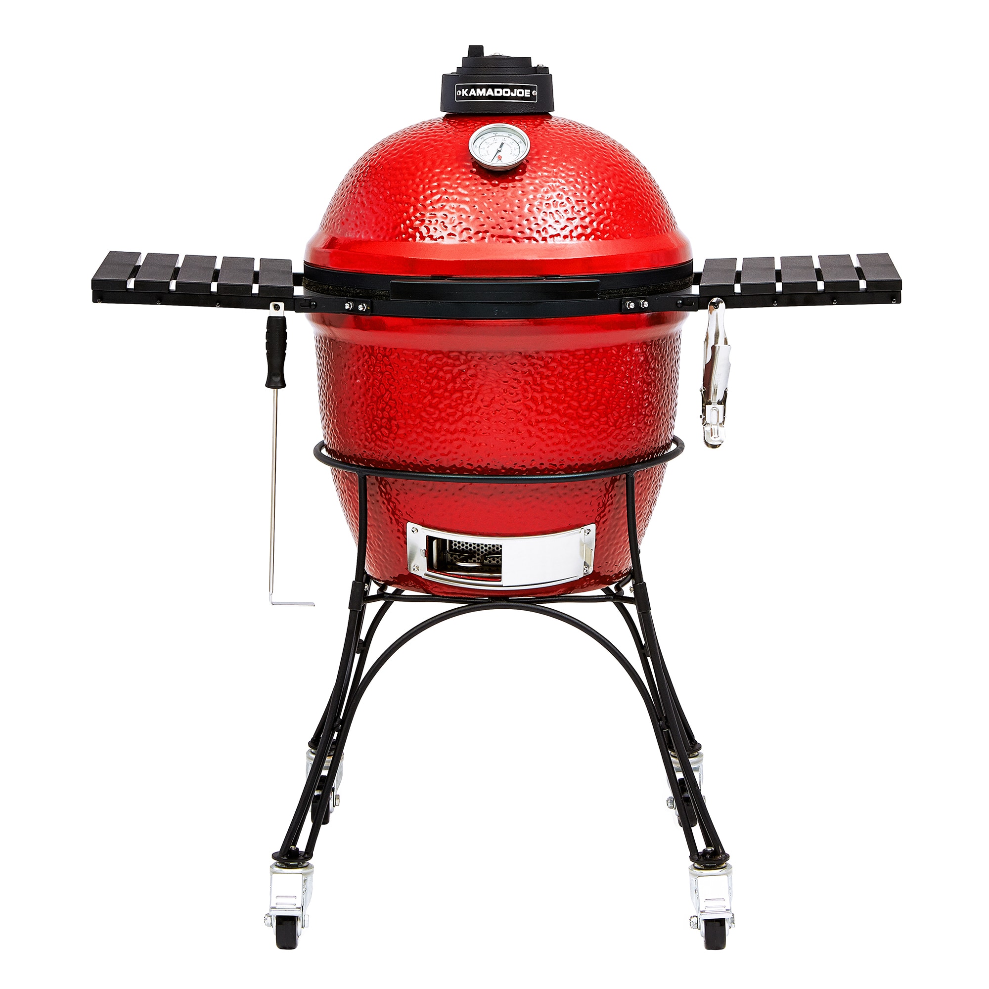 Kamado Joe Classic Joe I 18-Inches W Blaze Red Kamado Charcoal Grill
