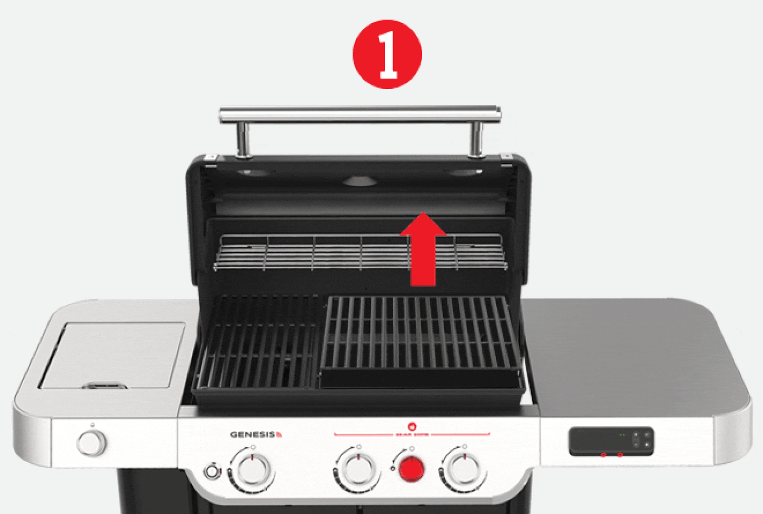 Weber Crafted Spirit 300 20.38-in x 19-in 2 -Pack Rectangle Porcelain-coated cast iron Cooking grate