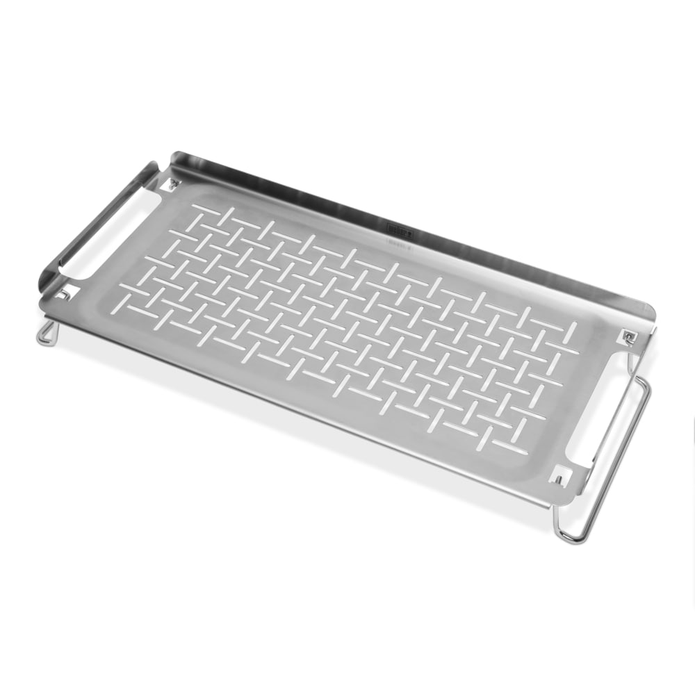 Weber Griddle 7.80-in x 16.50-in Rectangle Plated steel Warming rack