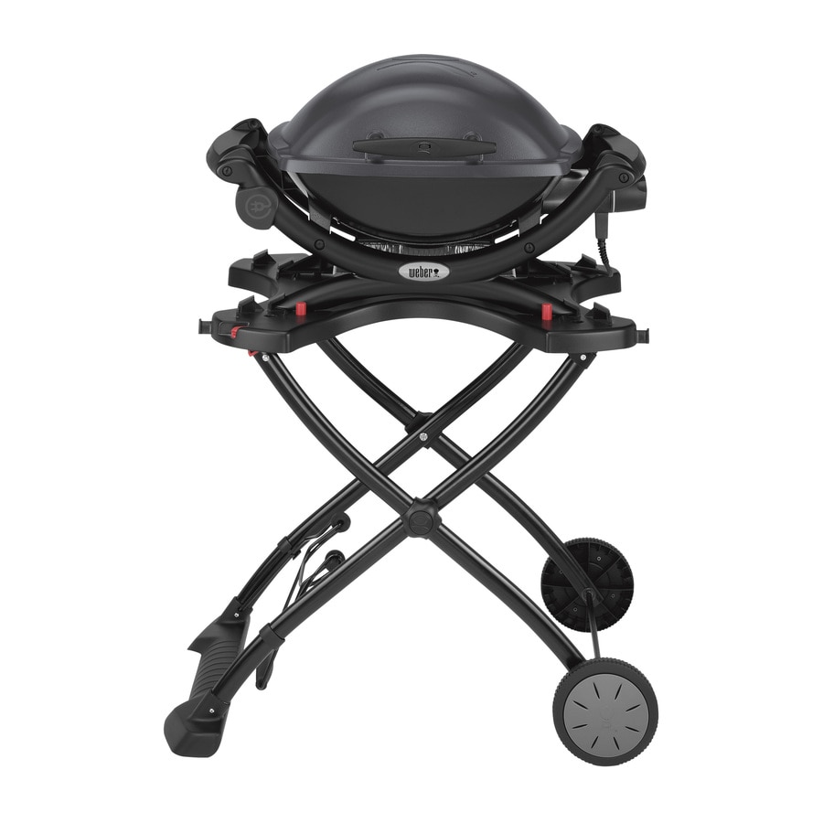 Weber Q 1400 189-Sq. in Dark Gray Portable Electric Grill