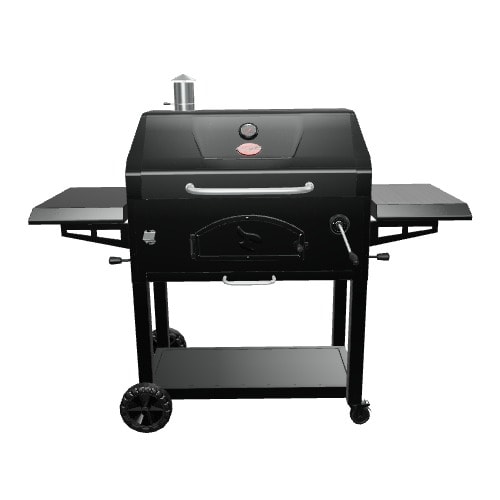Char-Griller Legacy 33-in W Black Cart Charcoal Grill