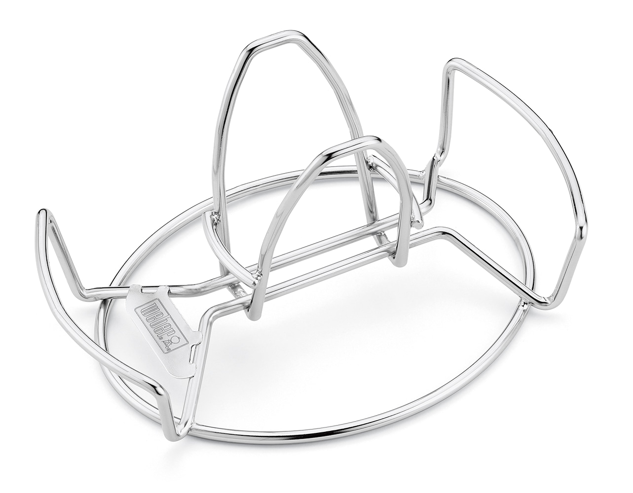 Weber Plated steel Beer can chicken rack
