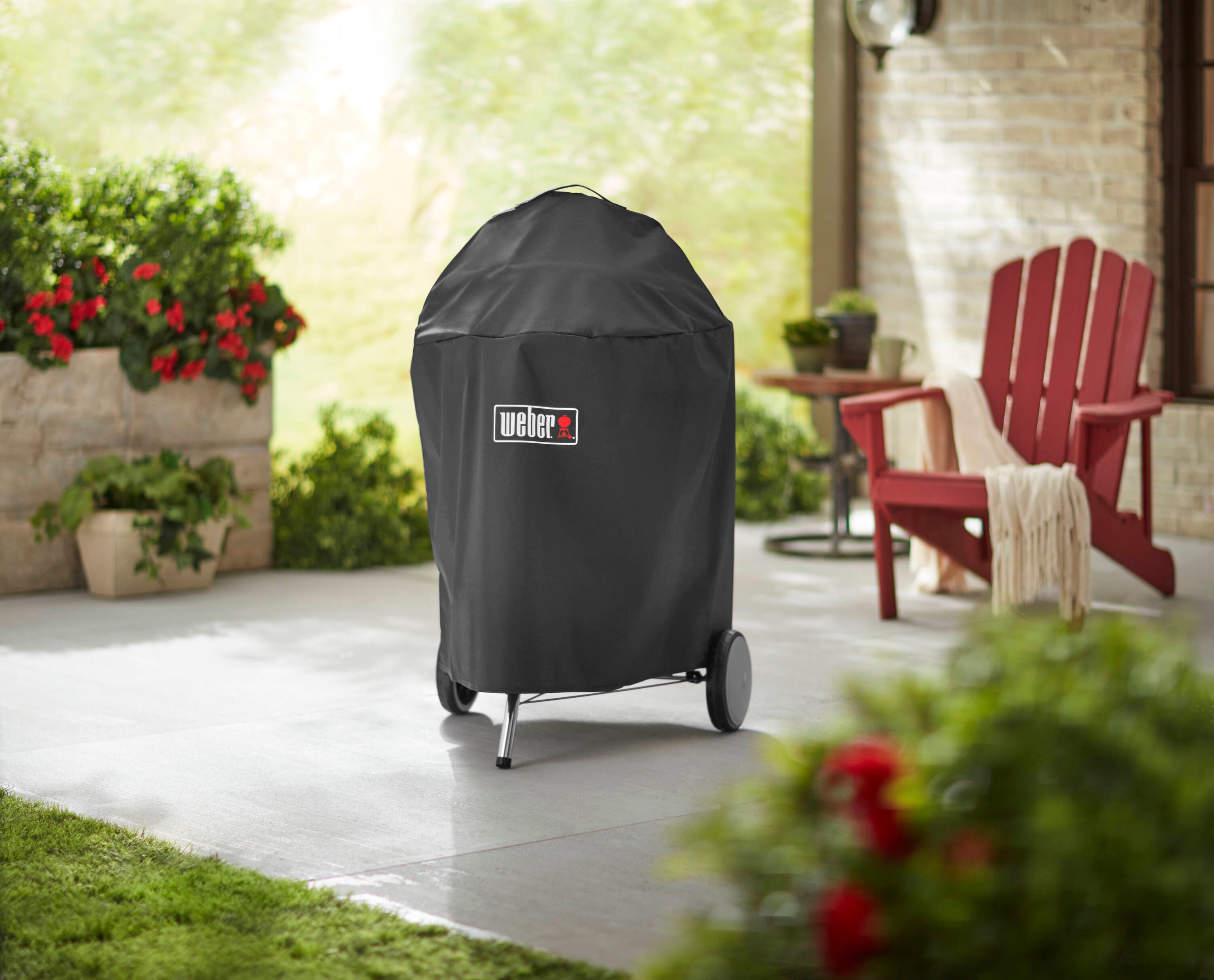 Weber 25-in W x 35-in H Black Charcoal grill Cover