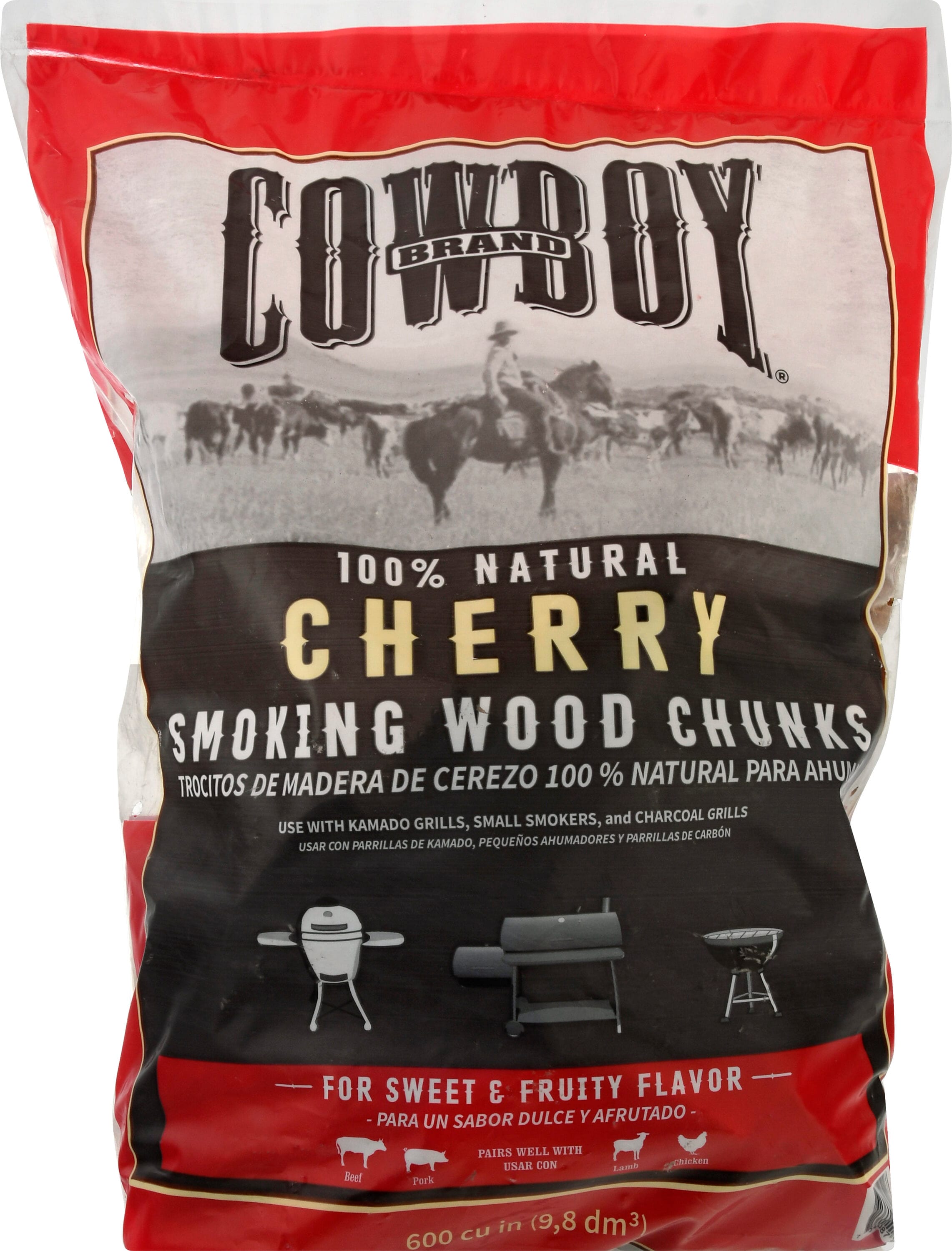 Cowboy Charcoal Cherry 600 Cubic inch(es) Wood chunks