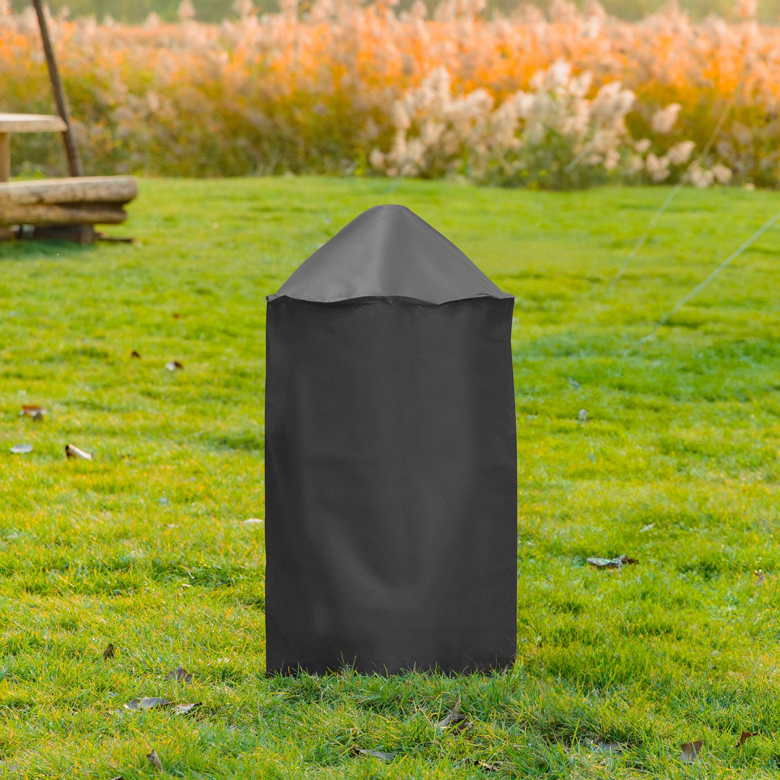 Master Forge Universal Vertical Smoker Kettle 27.50-in W x 35-in H Black Charcoal grill Cover