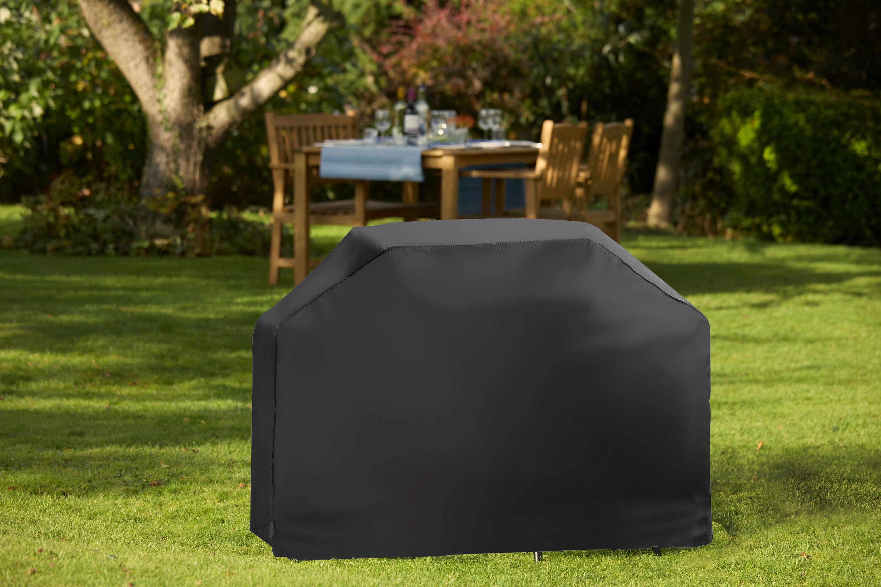 Master Forge Premium Universal Fit 75-in W x 47-in H Black Fits most Cover