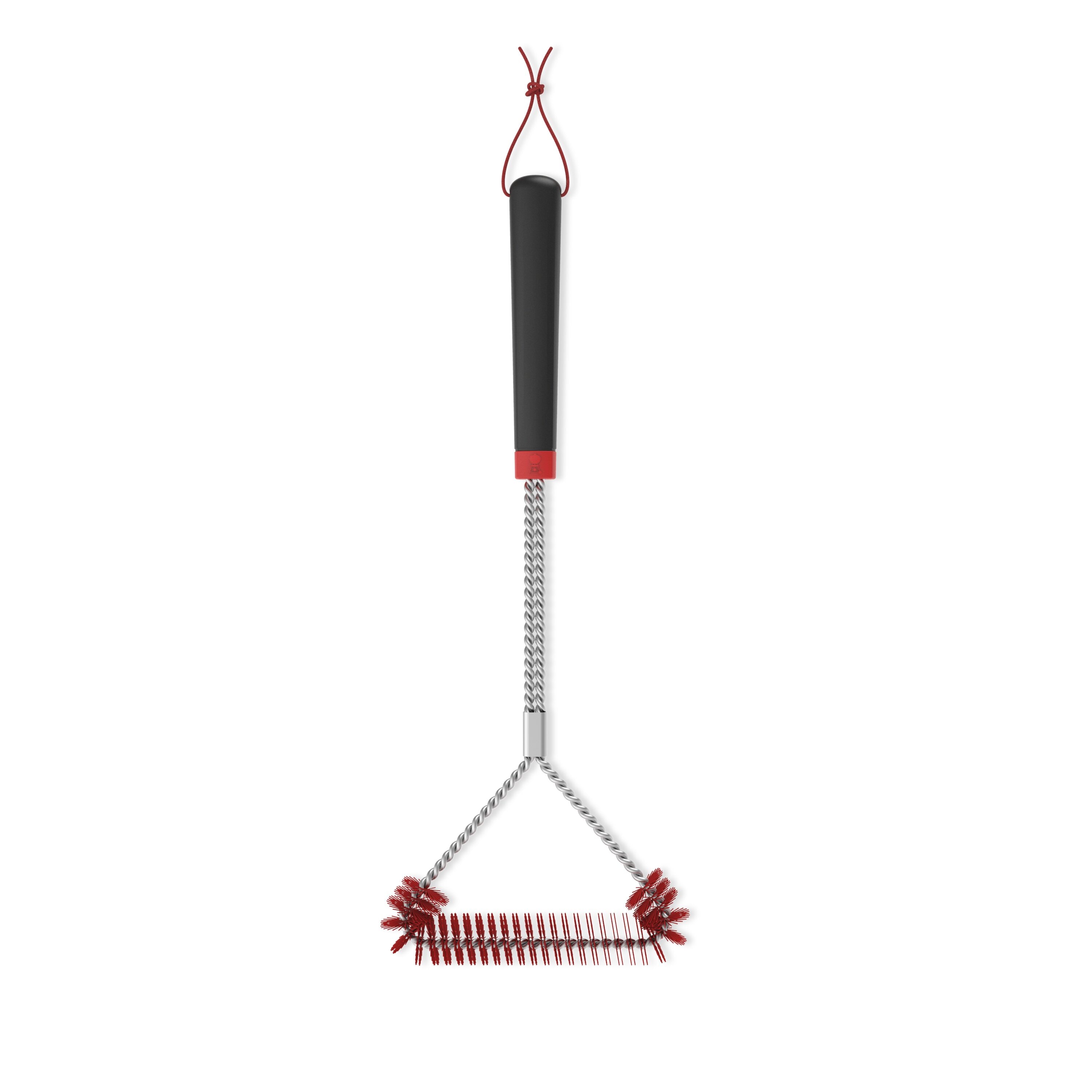 Weber Cold Clean Nylon Grill brush with 18-in Plastic Handle