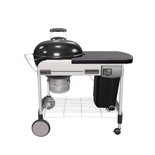 Weber Performer Deluxe 22-in W Black Kettle Charcoal Grill
